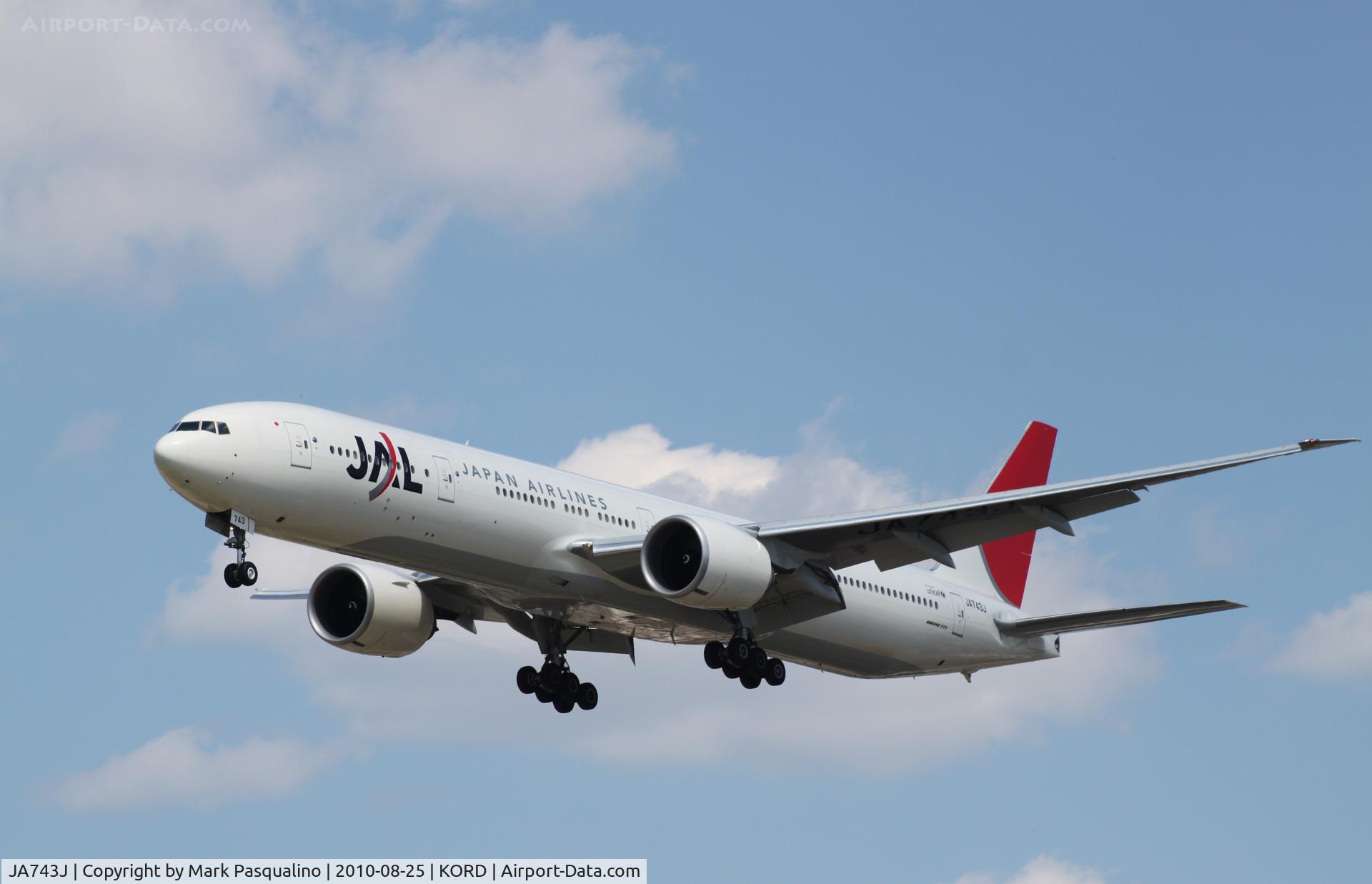 JA743J, 2009 Boeing 777-346/ER C/N 36130, Boeing 777-300ER