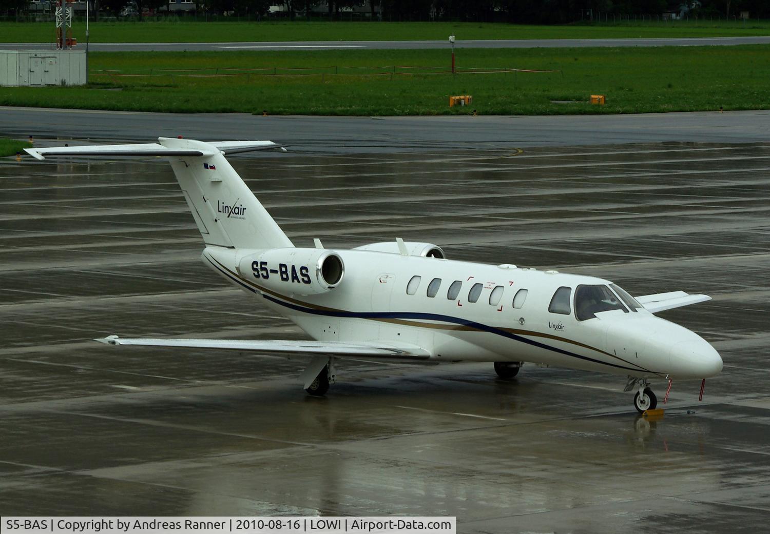 S5-BAS, 2007 Cessna 525A CitationJet CJ2+ C/N 525A-0348, Linxair Cessna 525A CitationJet