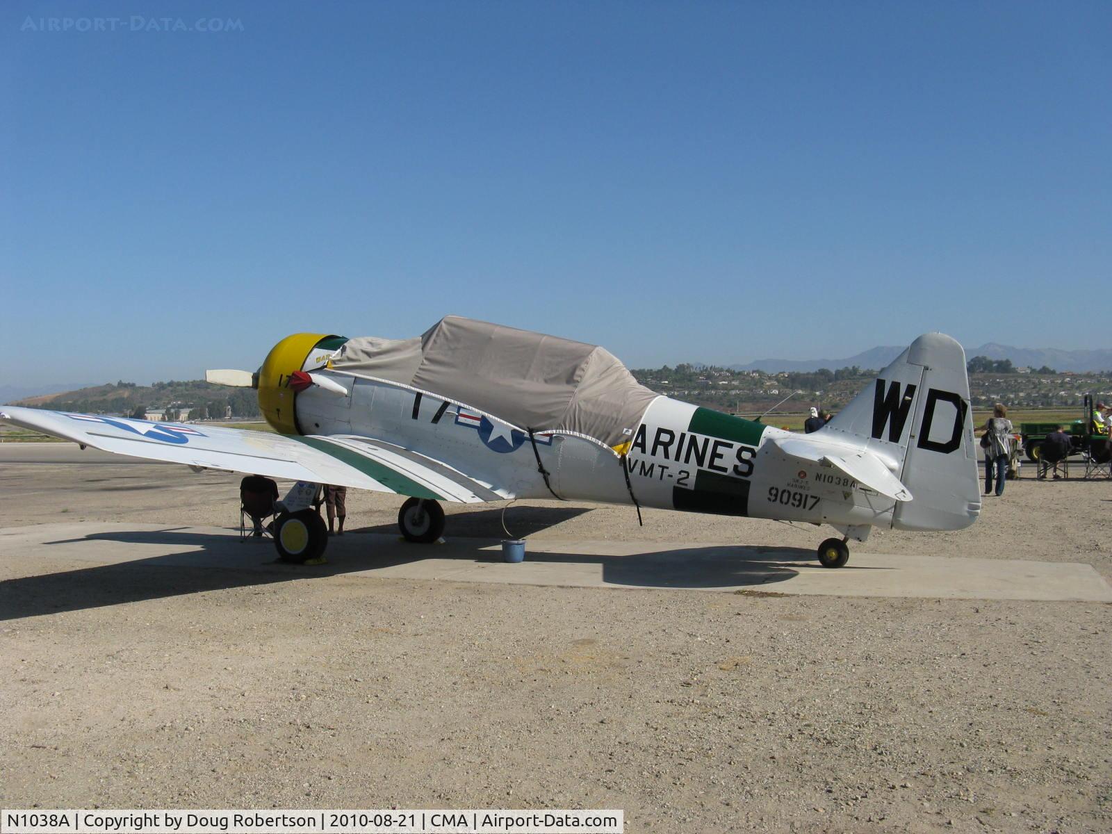 N1038A, 1944 North American SNJ-5 Texan C/N 90917 (121-41633), 1944 North American SNJ-5 'War Dog', P&W R-1340 600 Hp
