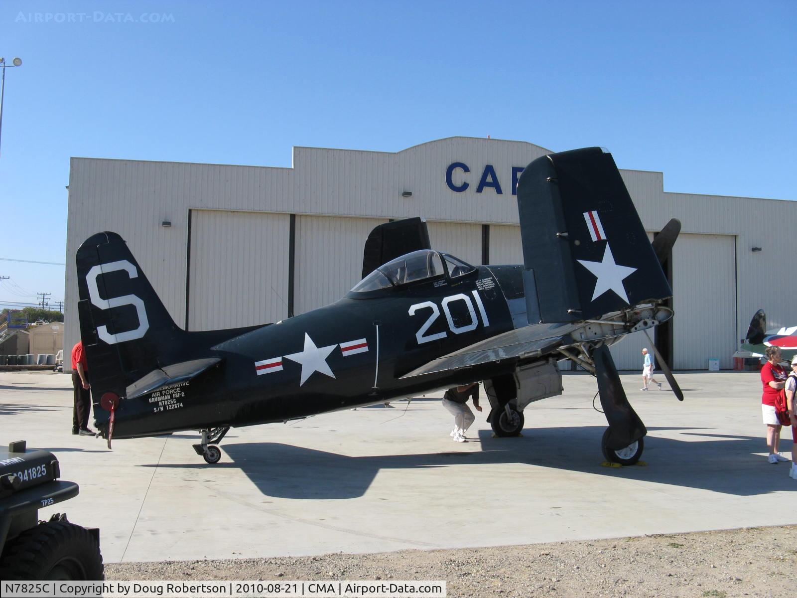 N7825C, 1948 Grumman F8F-2 (G58) Bearcat C/N D.1227, 1948 Grumman F8F-2 BEARCAT, P&W R-2800-34W Double wasp 18 cylinder 2,100 Hp
