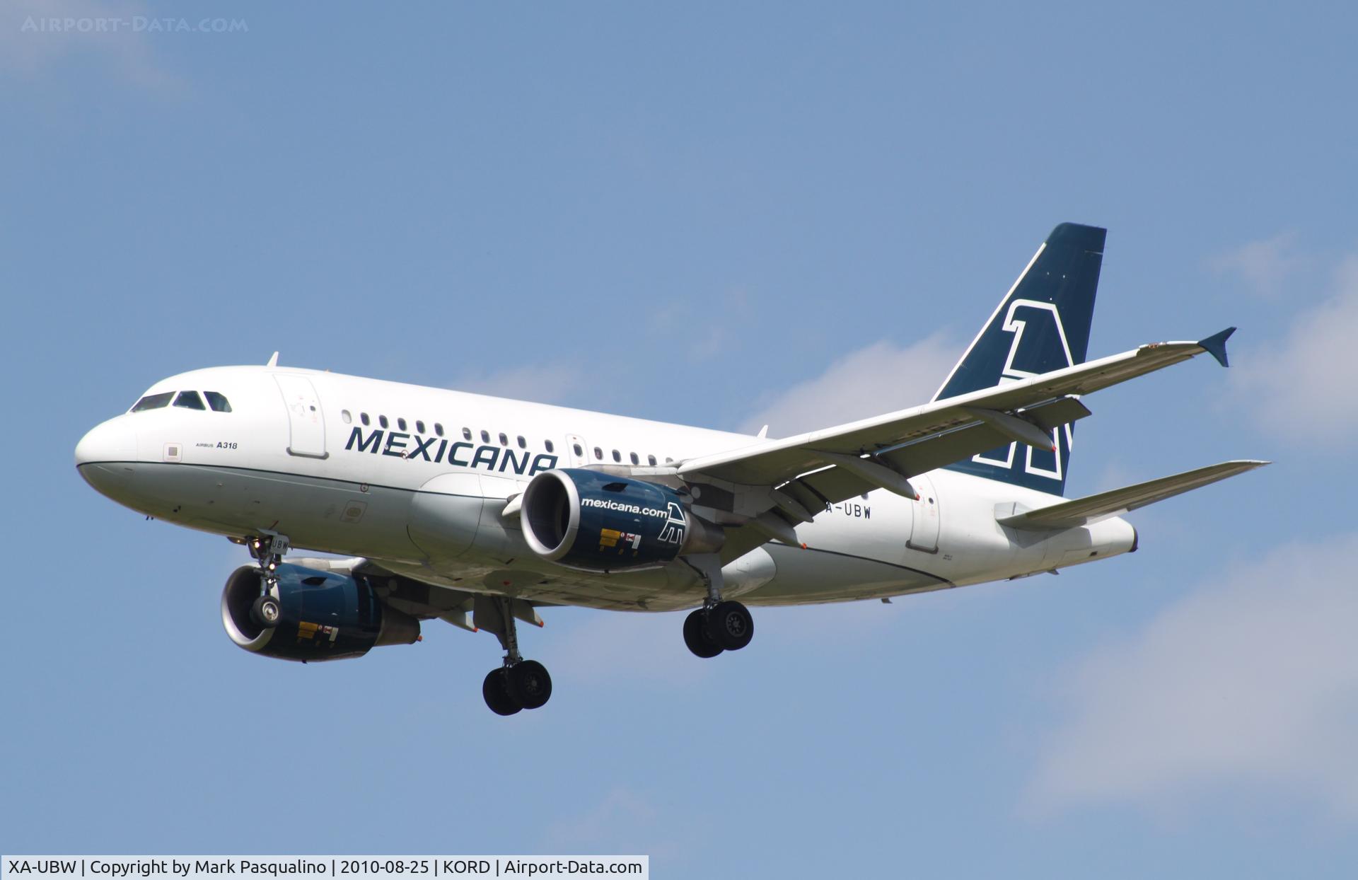XA-UBW, 2005 Airbus A318-111 C/N 2523, Airbus A318
