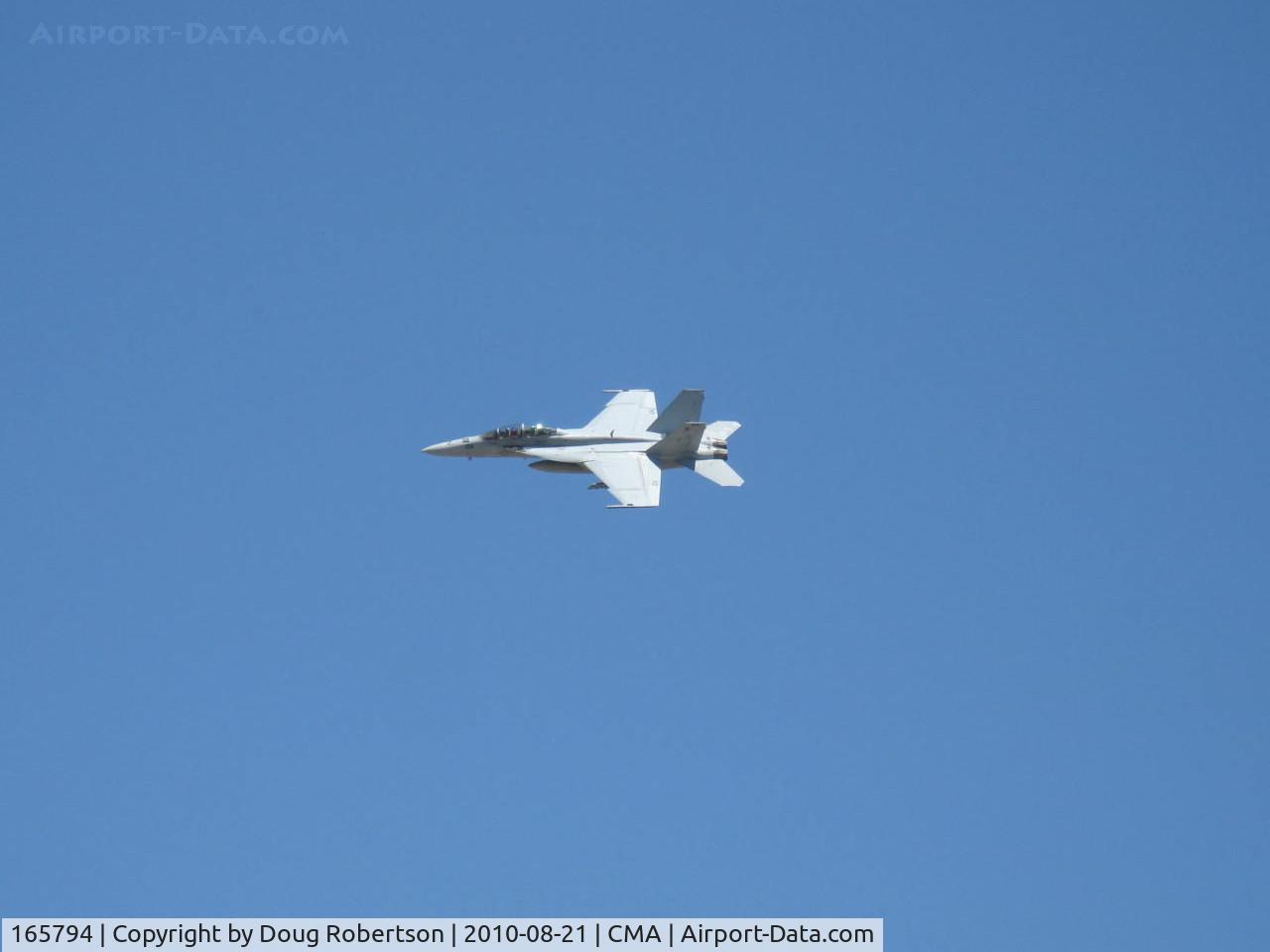 165794, Boeing F/A-18F Super Hornet C/N 1521/F020, Boeing F/A-18F SUPER HORNET fast fly-by