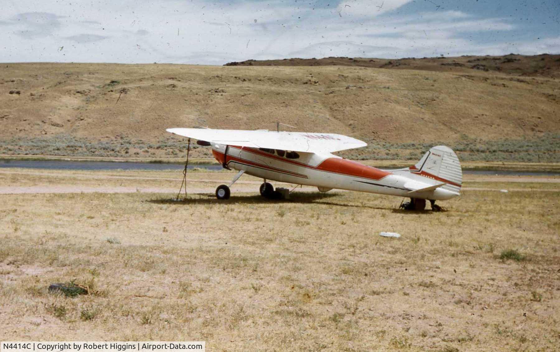 N4414C, 1953 Cessna 195B Businessliner C/N 7999, My Father, Robert Higgins, was the original owner of this aircraft. Picture taken around 1955.