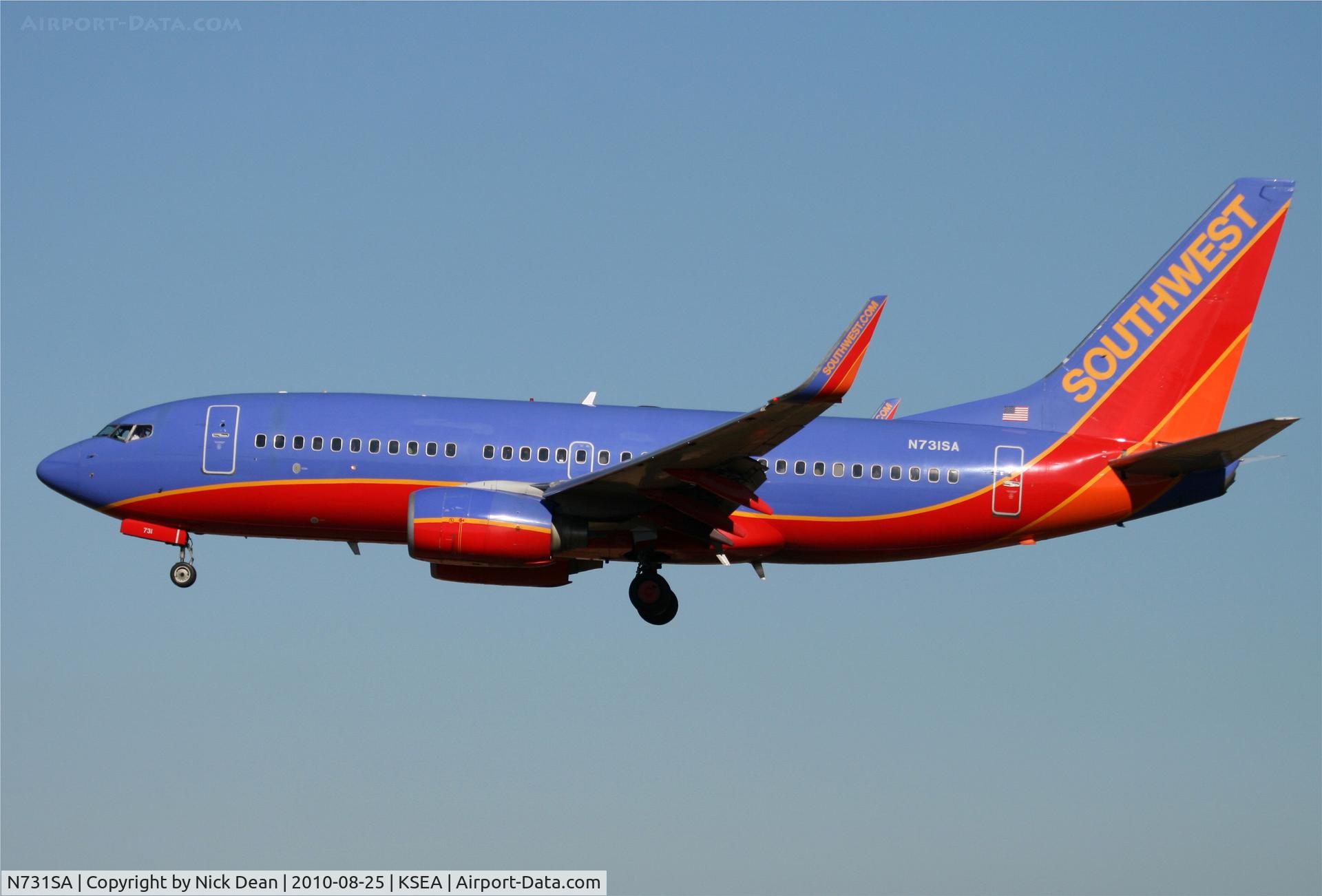 N731SA, 1999 Boeing 737-7H4 C/N 27863, KSEA