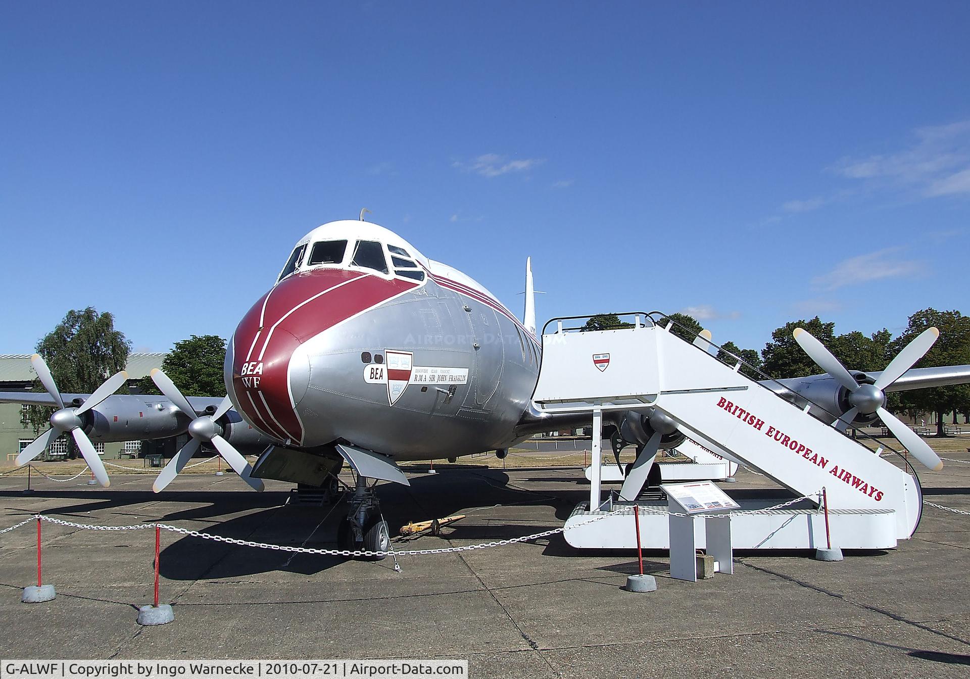 G-ALWF, 1952 Vickers Viscount 701 C/N 005, Vickers Viscount 701 at the Imperial War Museum, Duxford