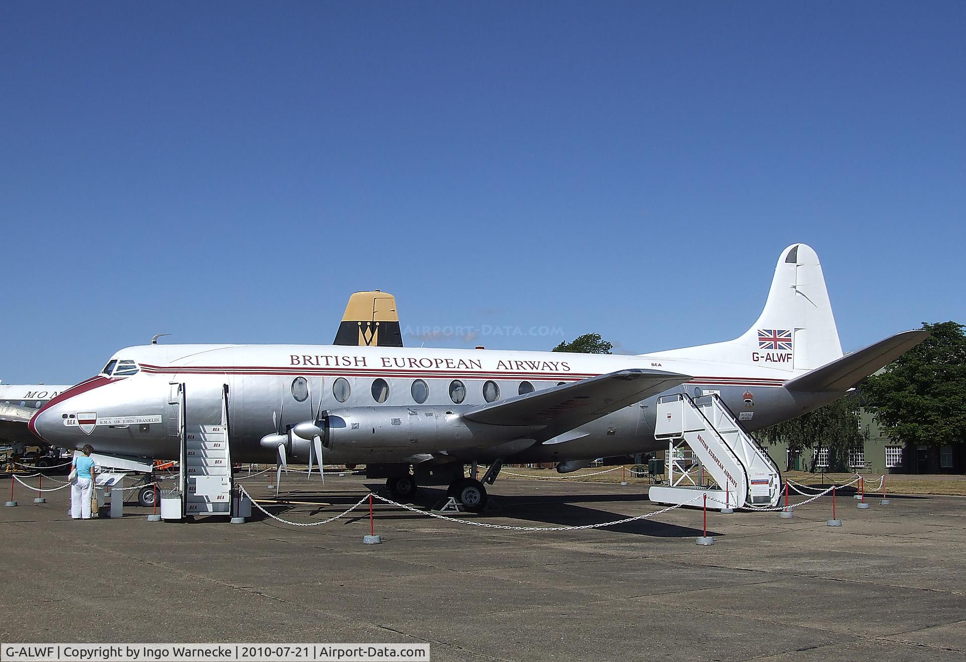 G-ALWF, 1952 Vickers Viscount 701 C/N 005, Vickers Viscount 701 at the Imperial War Museum, Duxford