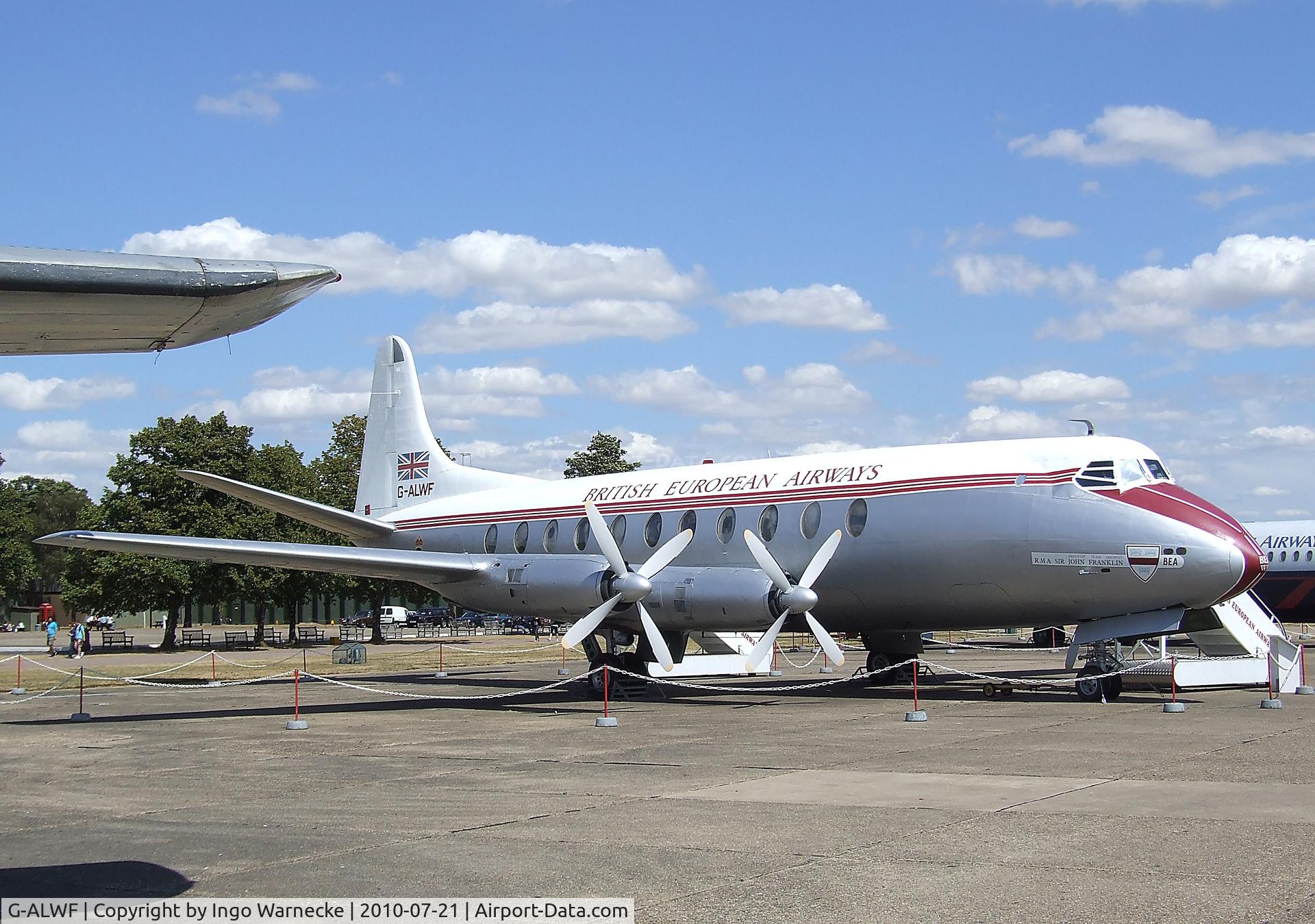G-ALWF, 1952 Vickers Viscount 701 C/N 005, Vickers Viscount 701 at the Imperial War Museum, Duxford