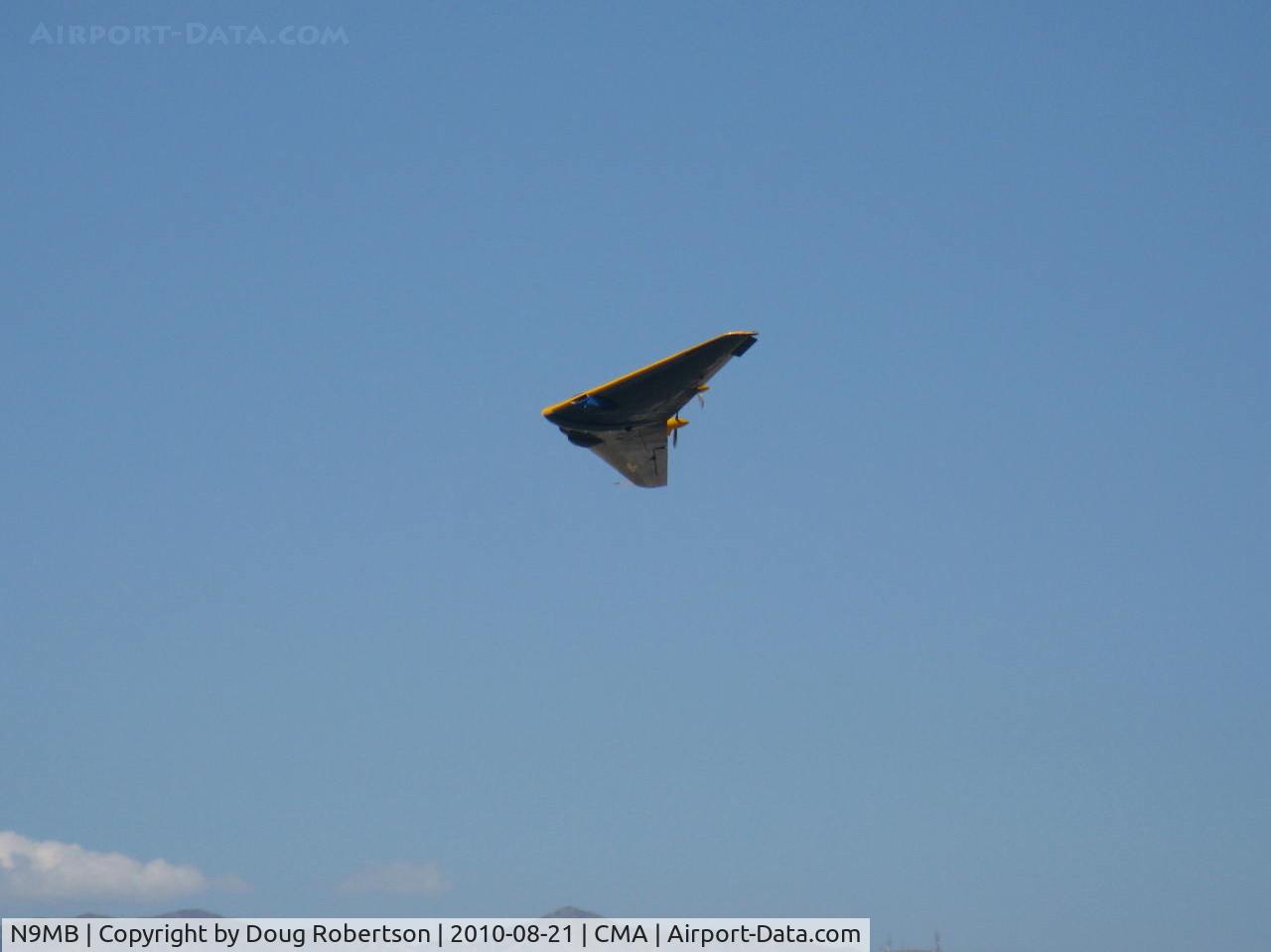 N9MB, 1945 Northrop N9M C/N 04, 1945 Northrop FLYING WING N9M, two Franklin XO-540-7 300 Hp each pushers