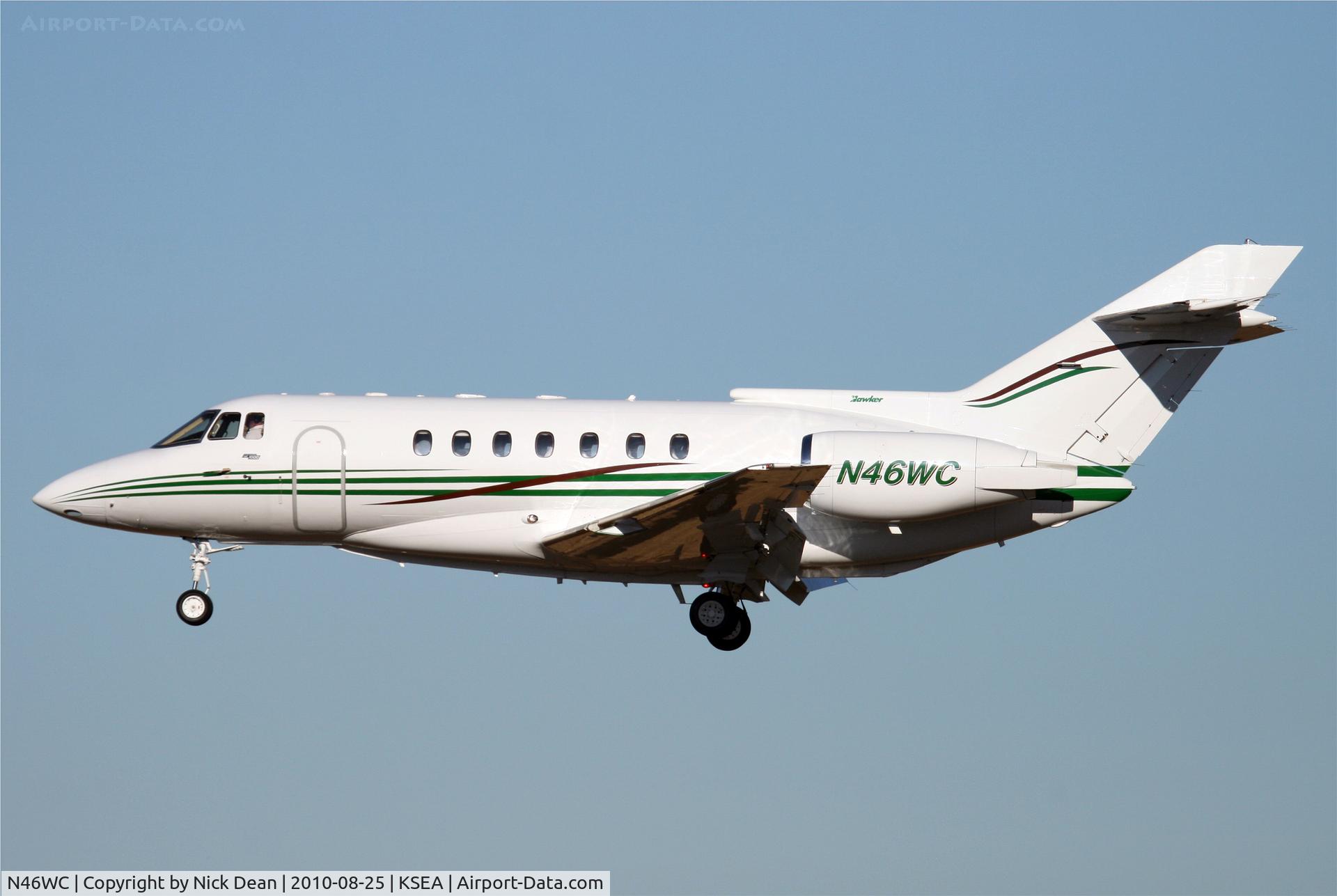 N46WC, 1992 British Aerospace BAe.125-1000B C/N 259028, KSEA