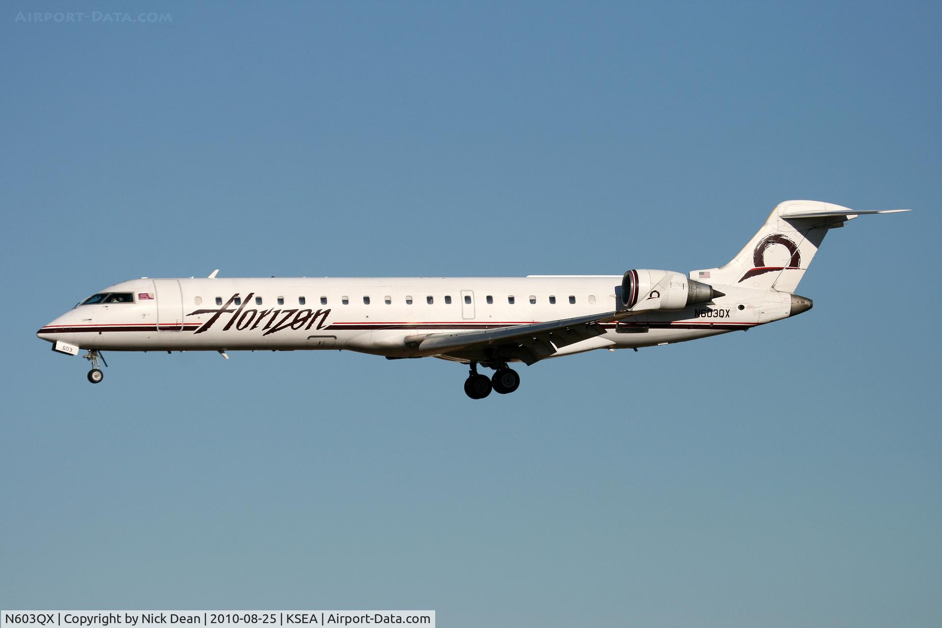 N603QX, 2001 Bombardier CRJ-550 C/N 10011, KSEA