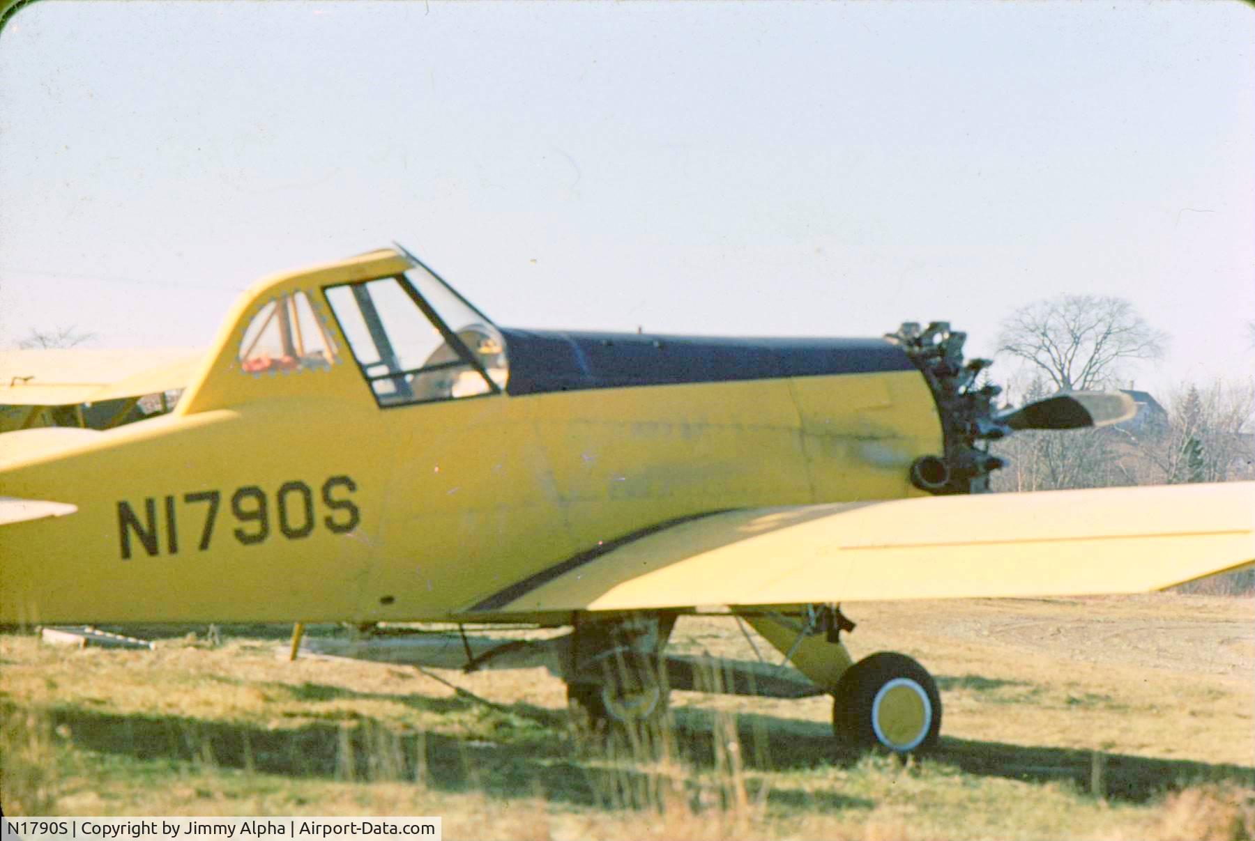 N1790S, Aero Commander 600 S-2D C/N 6001390D, taken in 1967, in Maine