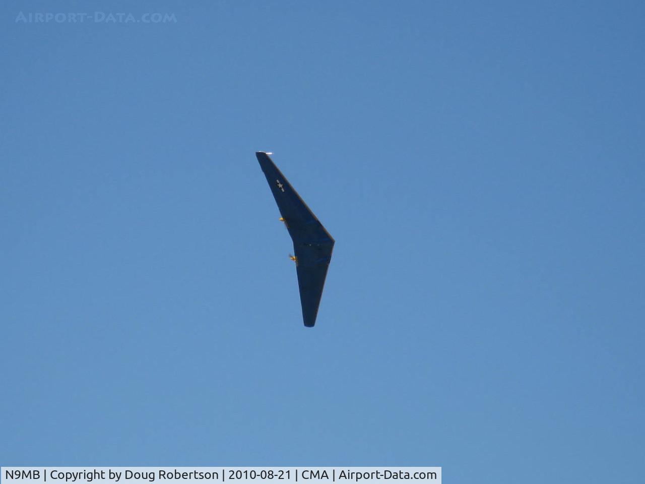 N9MB, 1945 Northrop N9M C/N 04, 1945 Northrop FLYING WING N9M, two Franklin XO-540-7 300 Hp each pushers