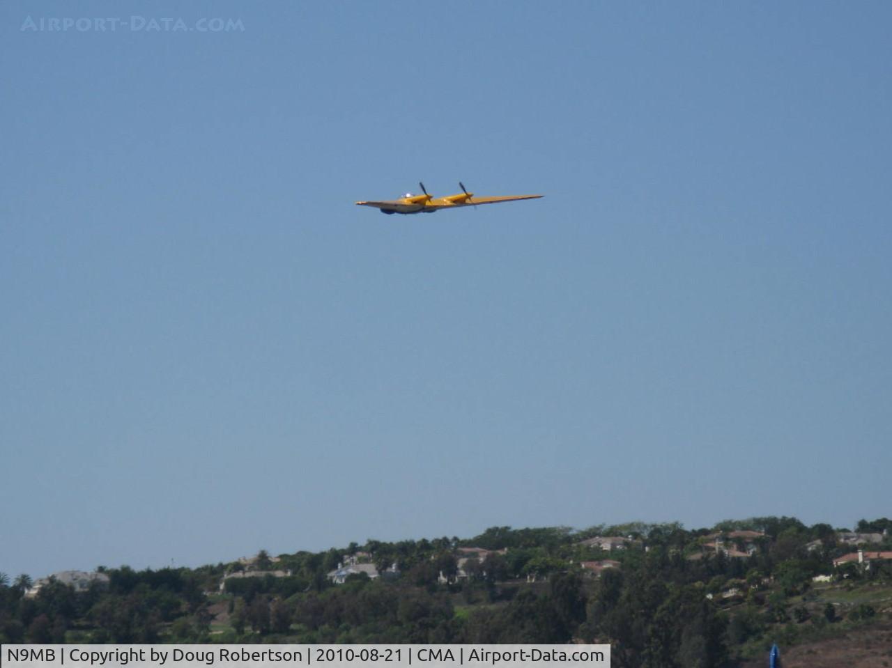 N9MB, 1945 Northrop N9M C/N 04, 1945 Northrop FLYING WING N9M, two Franklin XO-540-7 300 Hp each pushers