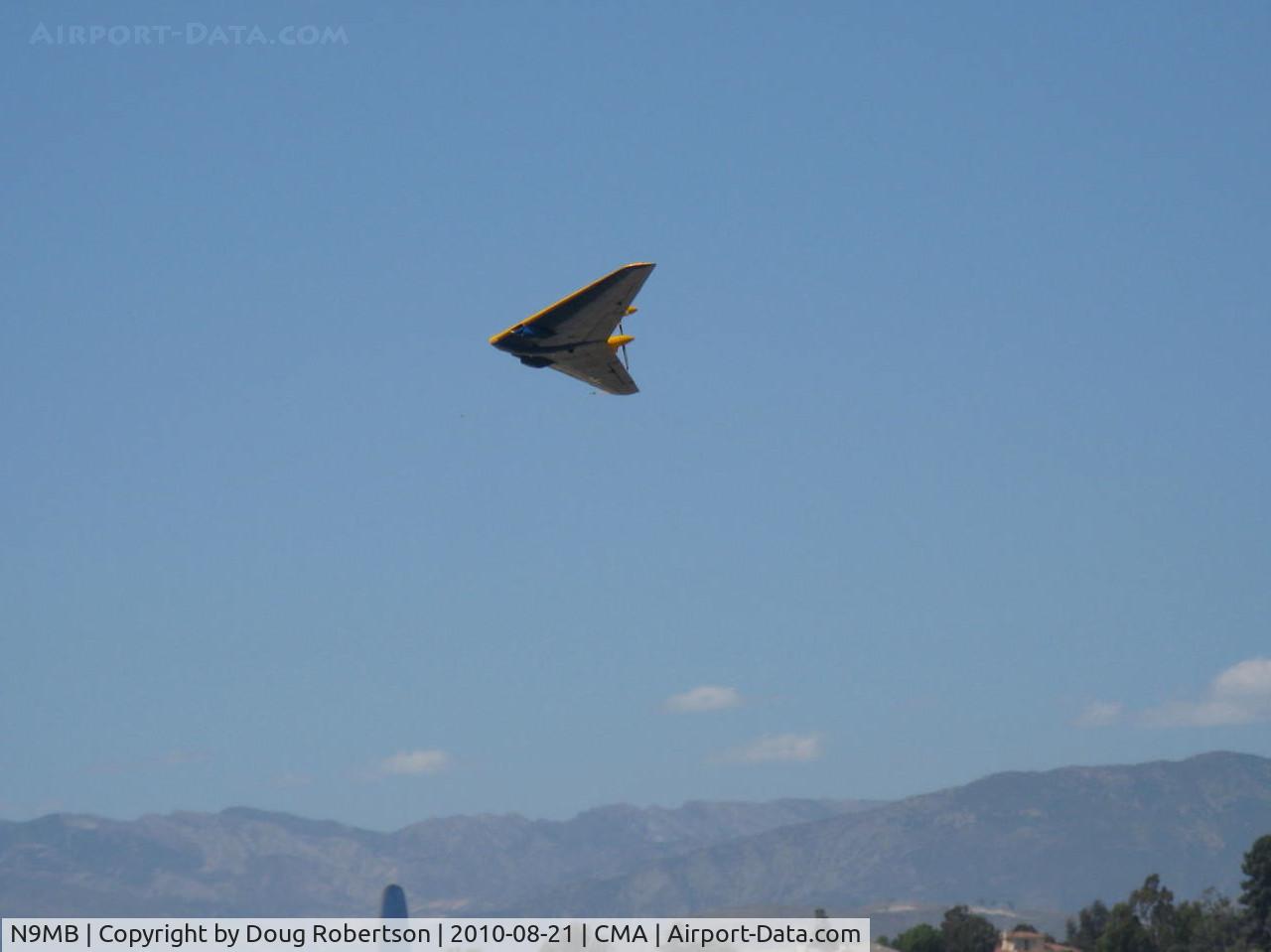 N9MB, 1945 Northrop N9M C/N 04, 1945 Northrop FLYING WING N9M, two Franklin XO-540-7 300 Hp each pushers
