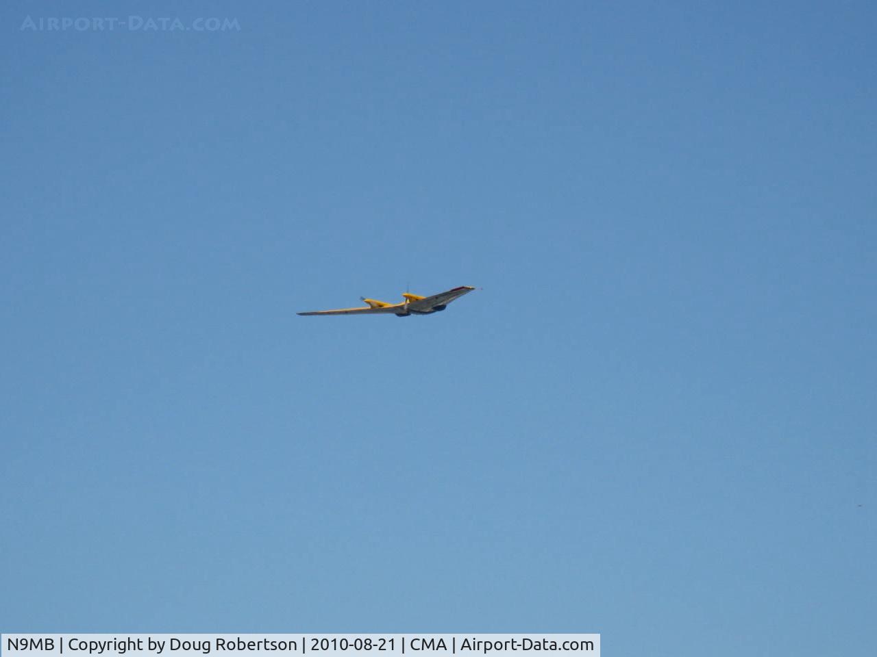 N9MB, 1945 Northrop N9M C/N 04, 1945 Northrop FLYING WING N9M, two Franklin XO-540-7 300 Hp each pushers