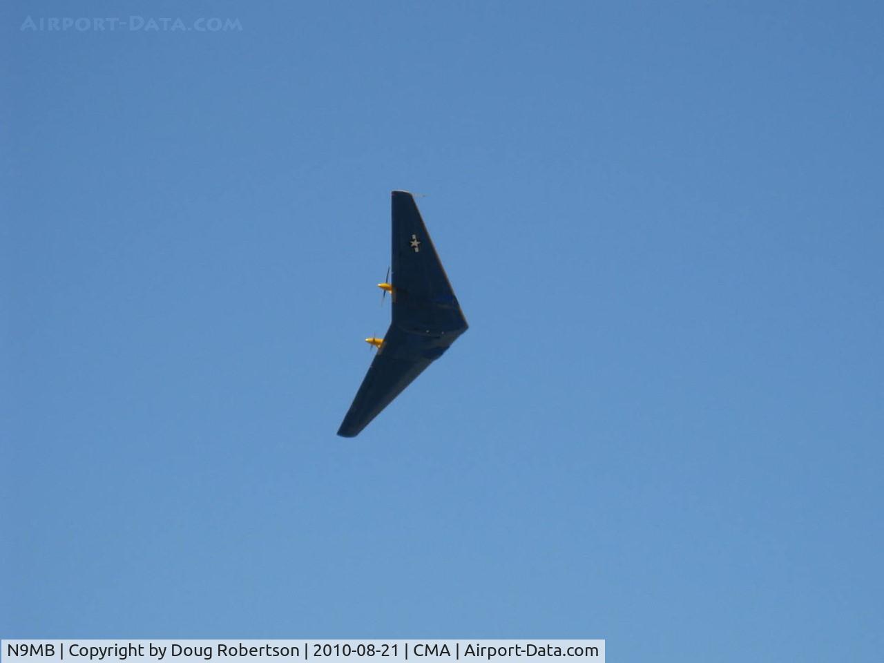 N9MB, 1945 Northrop N9M C/N 04, 1945 Northrop FLYING WING N9M, two Franklin XO-540-7 300 Hp each pushers