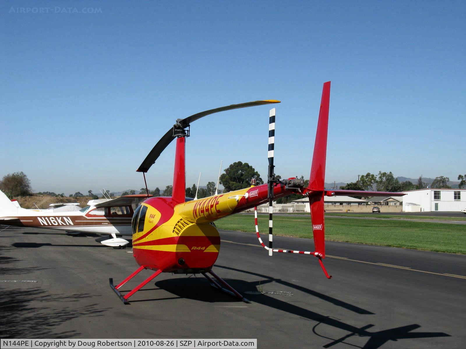 N144PE, 2008 Robinson R44 II C/N 12183, 2008 Robinson R44 RAVEN II, Lycoming IO-540-AE1A5 derated to 245 Hp for 5 minutes, 205 Hp continuous