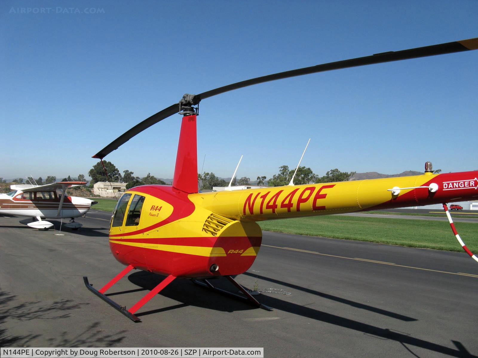 N144PE, 2008 Robinson R44 II C/N 12183, 2008 Robinson R44 RAVEN II, Lycoming IO-540-Ae1A5 derated to 245 Hp for 5 minutes, 205 Hp continuous
