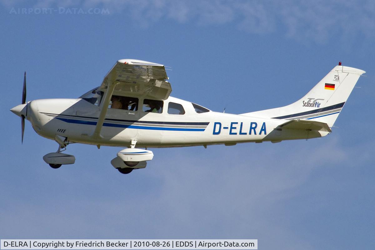 D-ELRA, 2001 Cessna T206H Turbo Stationair C/N T20608316, departing vie RW25