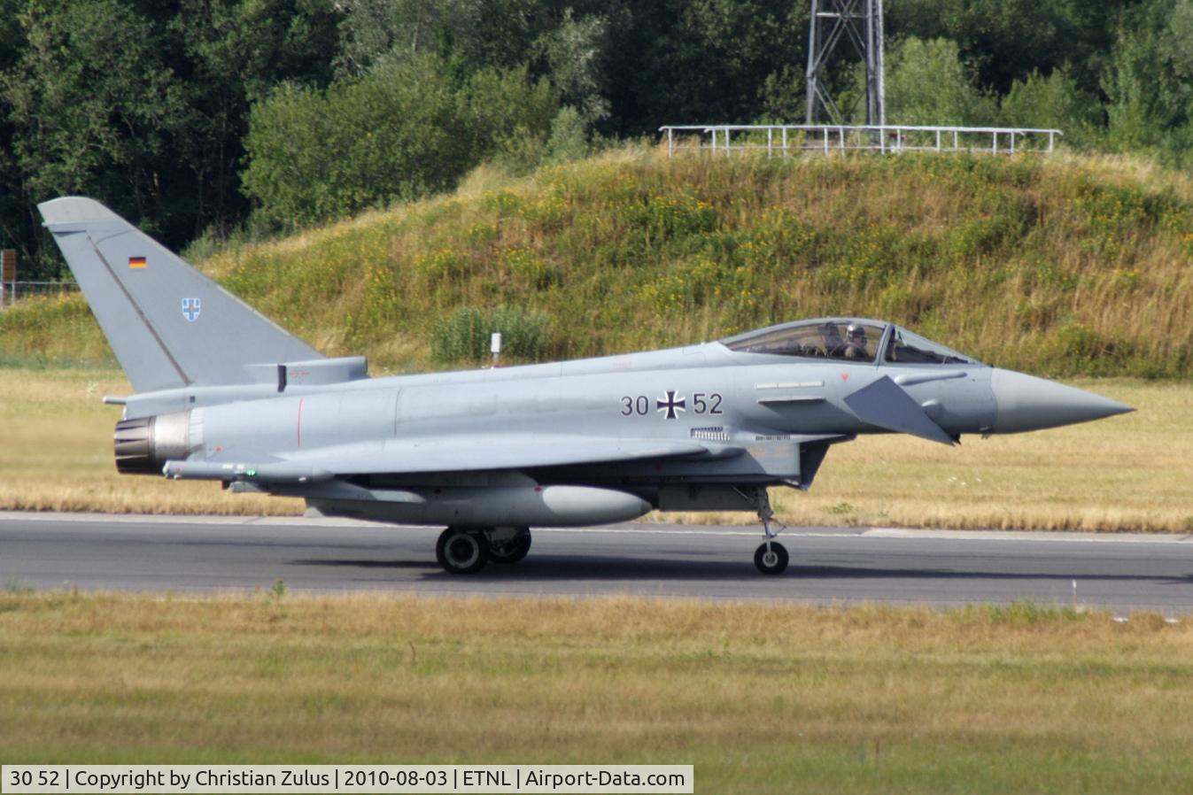 30 52, Eurofighter EF-2000 Typhoon S C/N GS037, German Airforce