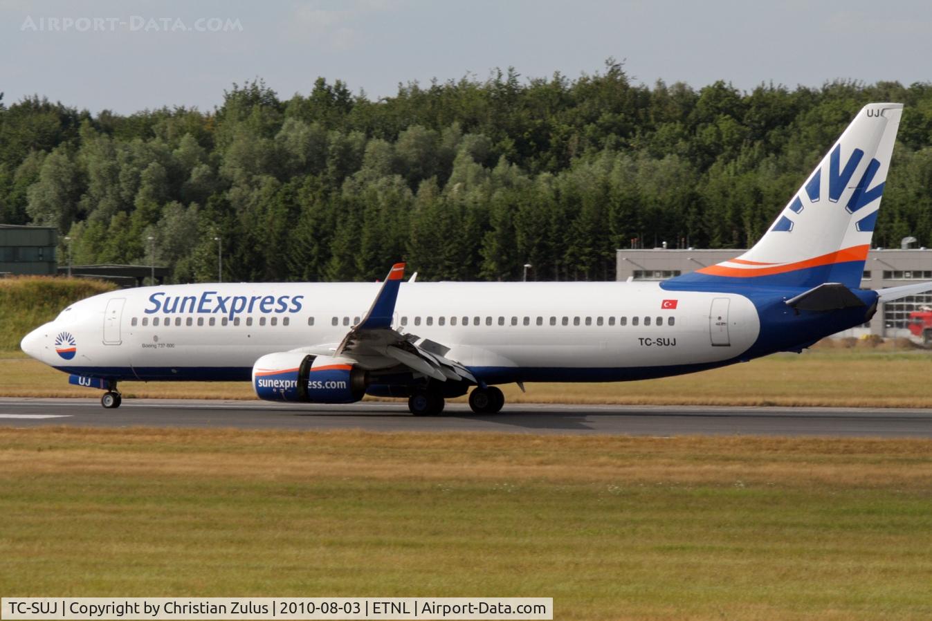 TC-SUJ, 2003 Boeing 737-8CX C/N 32368/1289, Sunexpress