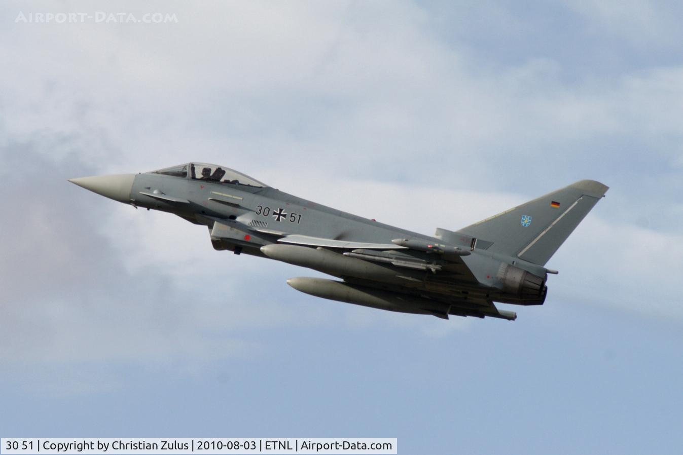 30 51, Eurofighter EF-2000 Typhoon S C/N GS036, German Airforce