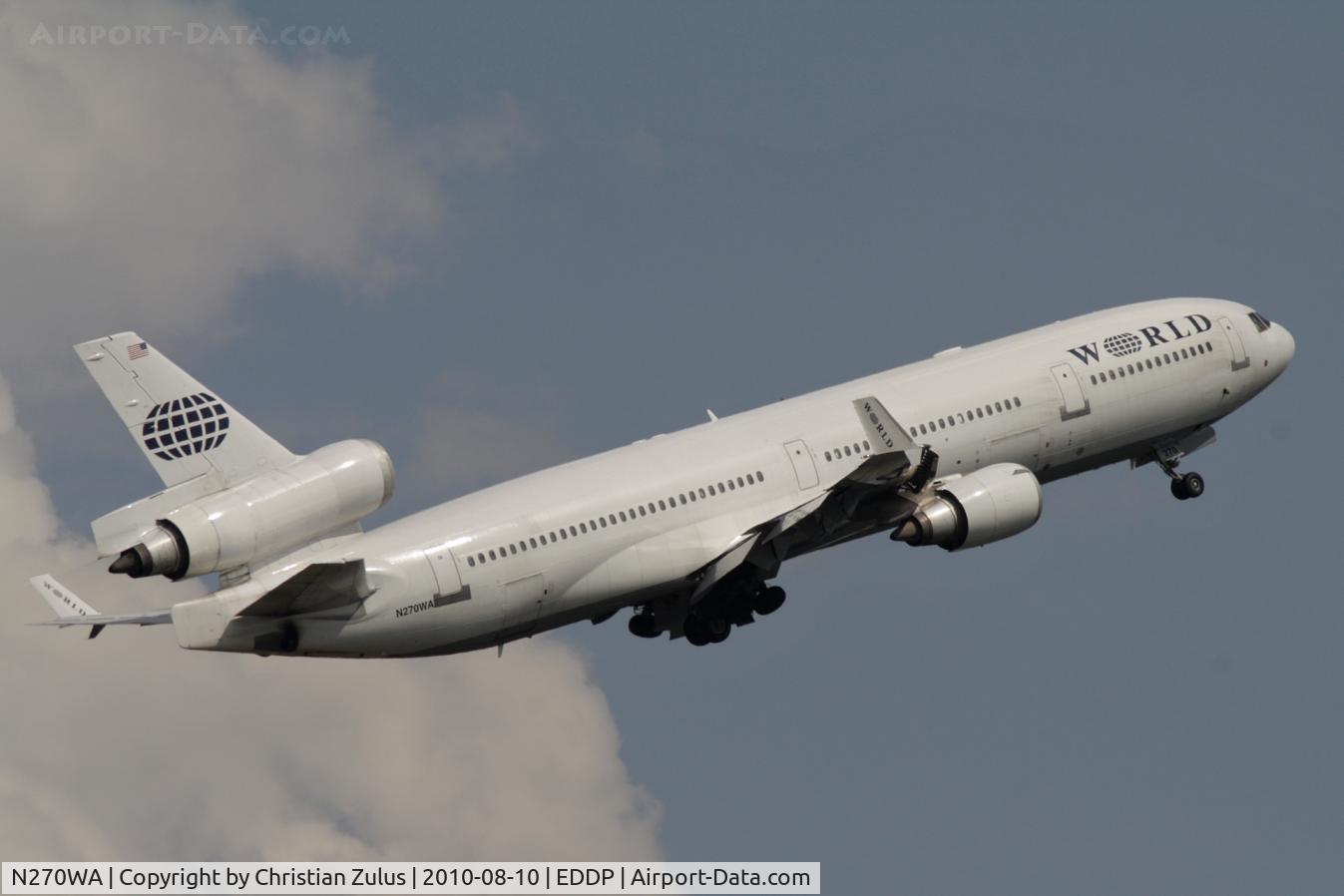 N270WA, McDonnell Douglas MD-11 C/N 48449, World Airways