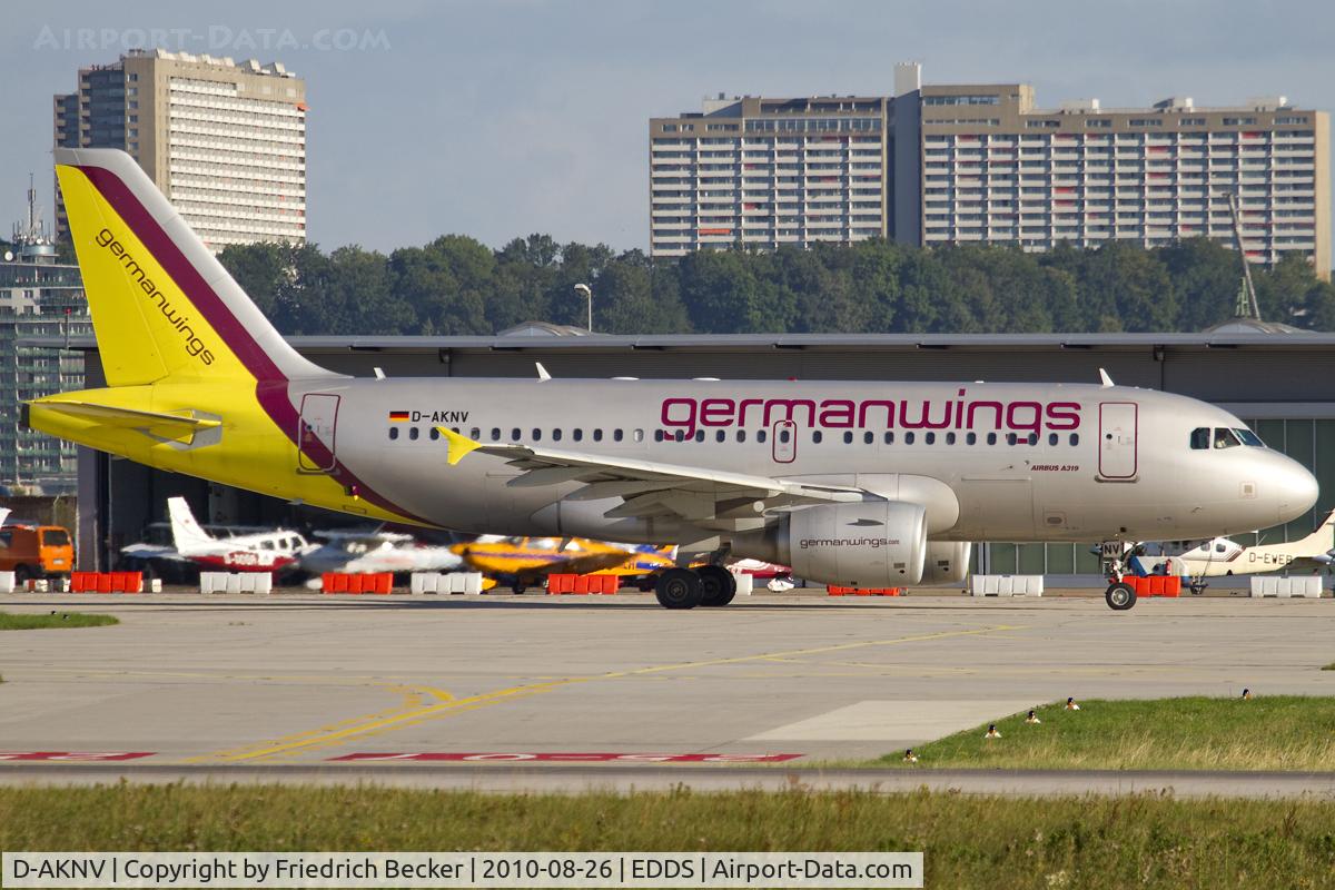 D-AKNV, 2005 Airbus A319-112 C/N 2632, taxying to the active