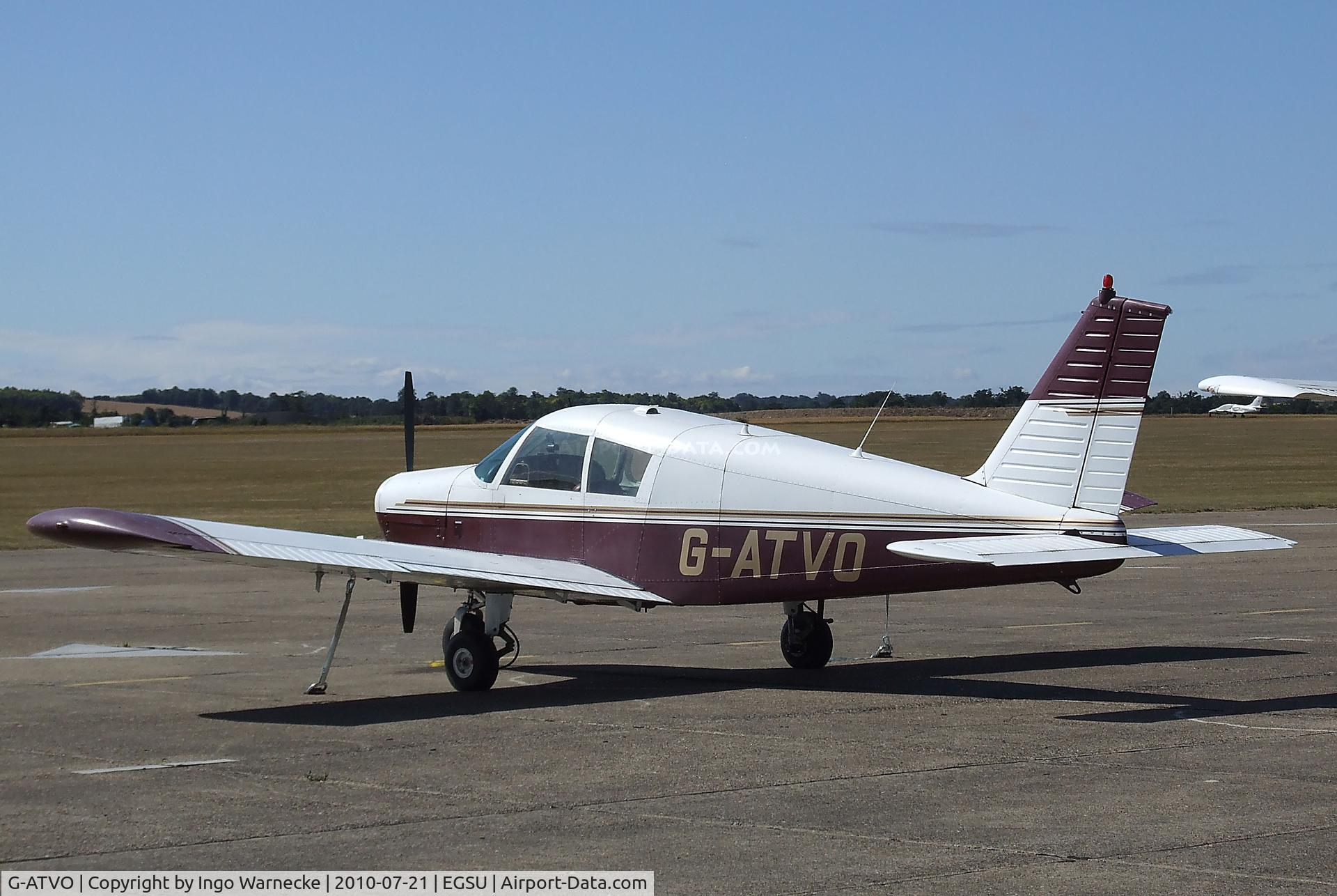 G-ATVO, 1966 Piper PA-28-140 Cherokee C/N 28-22020, Piper PA-28-140  Cherokee 140 at Duxford airfield
