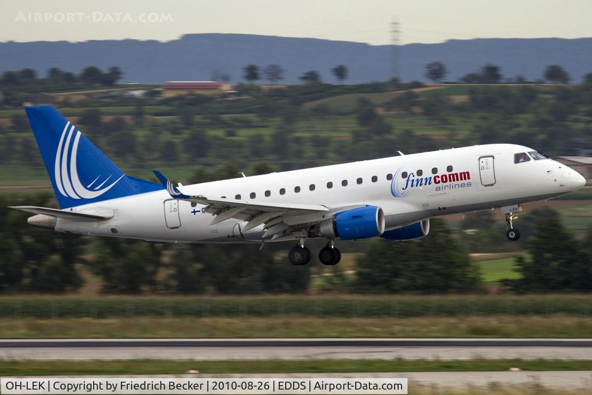 OH-LEK, 2006 Embraer 170ST (ERJ-170-100ST) C/N 17000127, moments prior touchdown