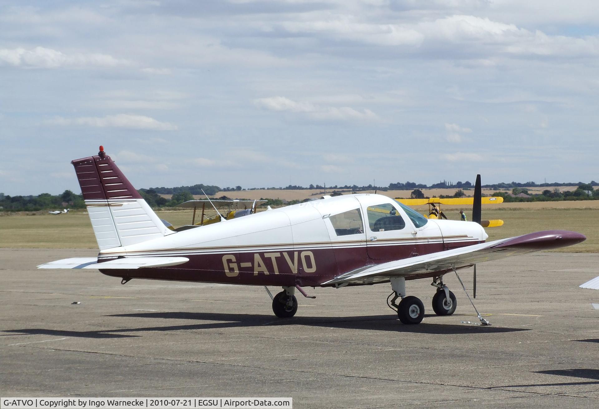 G-ATVO, 1966 Piper PA-28-140 Cherokee C/N 28-22020, Piper PA-28-140  Cherokee 140 at Duxford airfield