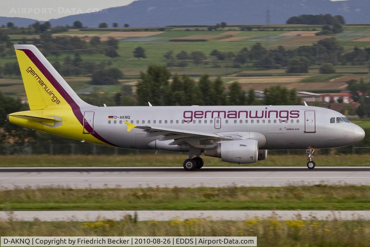 D-AKNQ, 2000 Airbus A319-112 C/N 1170, departure via RW25