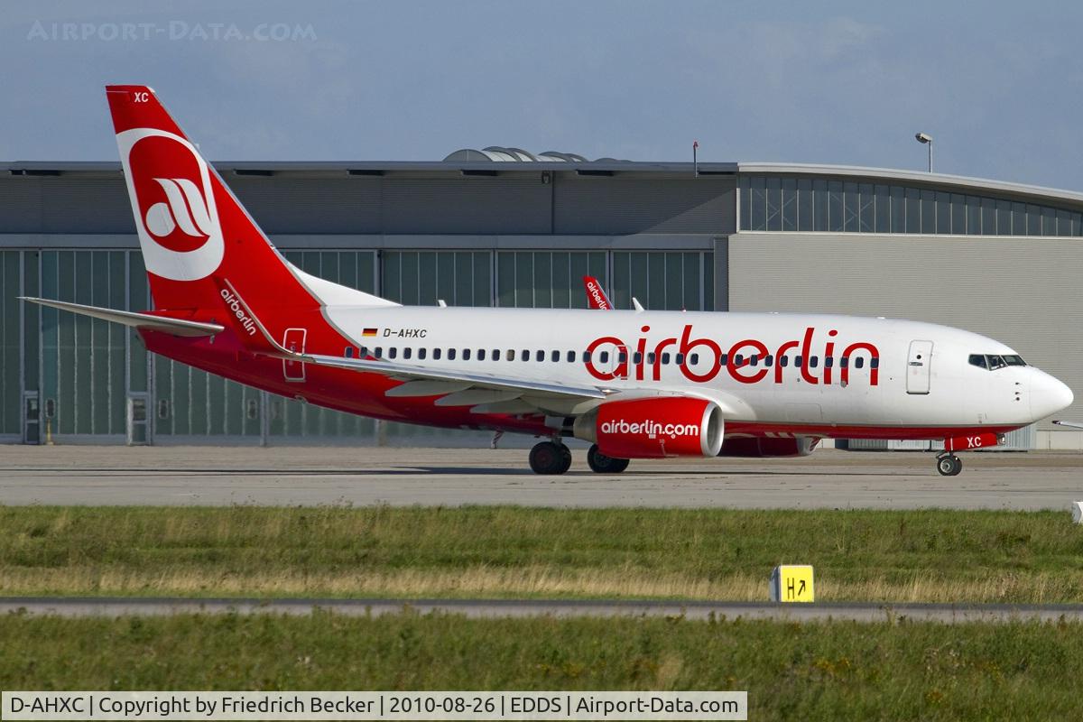 D-AHXC, 2007 Boeing 737-7K5 C/N 34693, taxying to the active