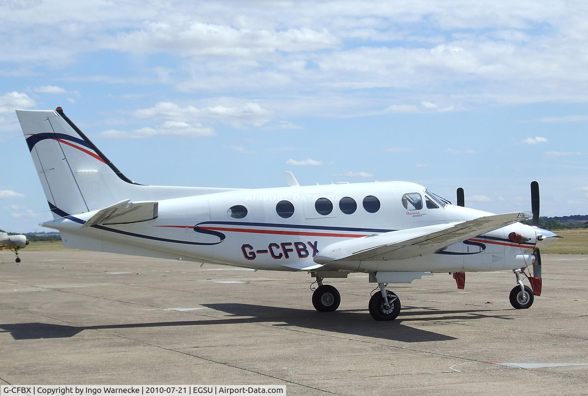 G-CFBX, 2008 Hawker Beechcraft C90GTI King Air King Air C/N LJ-1890, Beechcraft King Air C90GTI at Duxford airfield