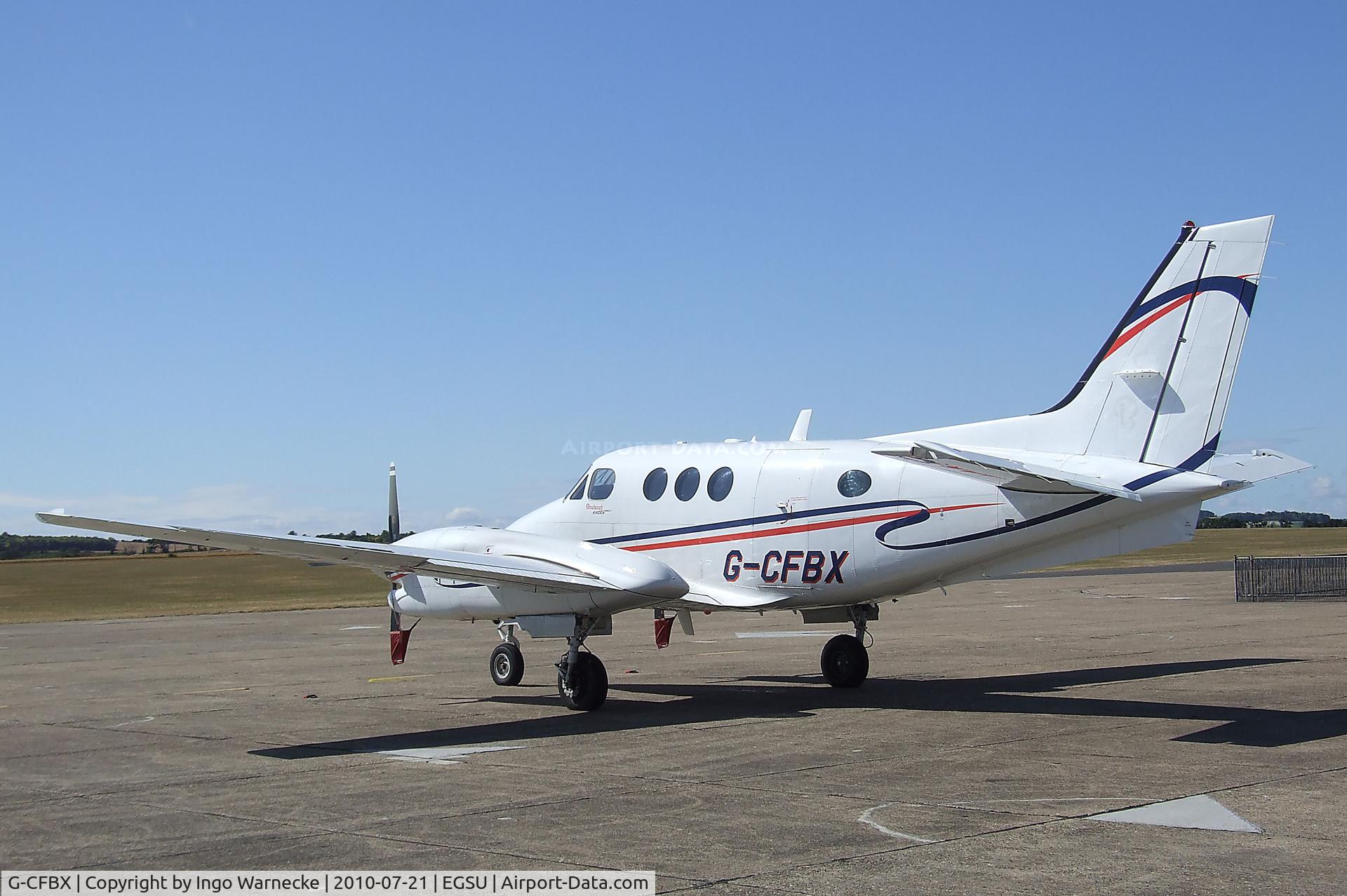 G-CFBX, 2008 Hawker Beechcraft C90GTI King Air King Air C/N LJ-1890, Beechcraft King Air C90GTI at Duxford airfield