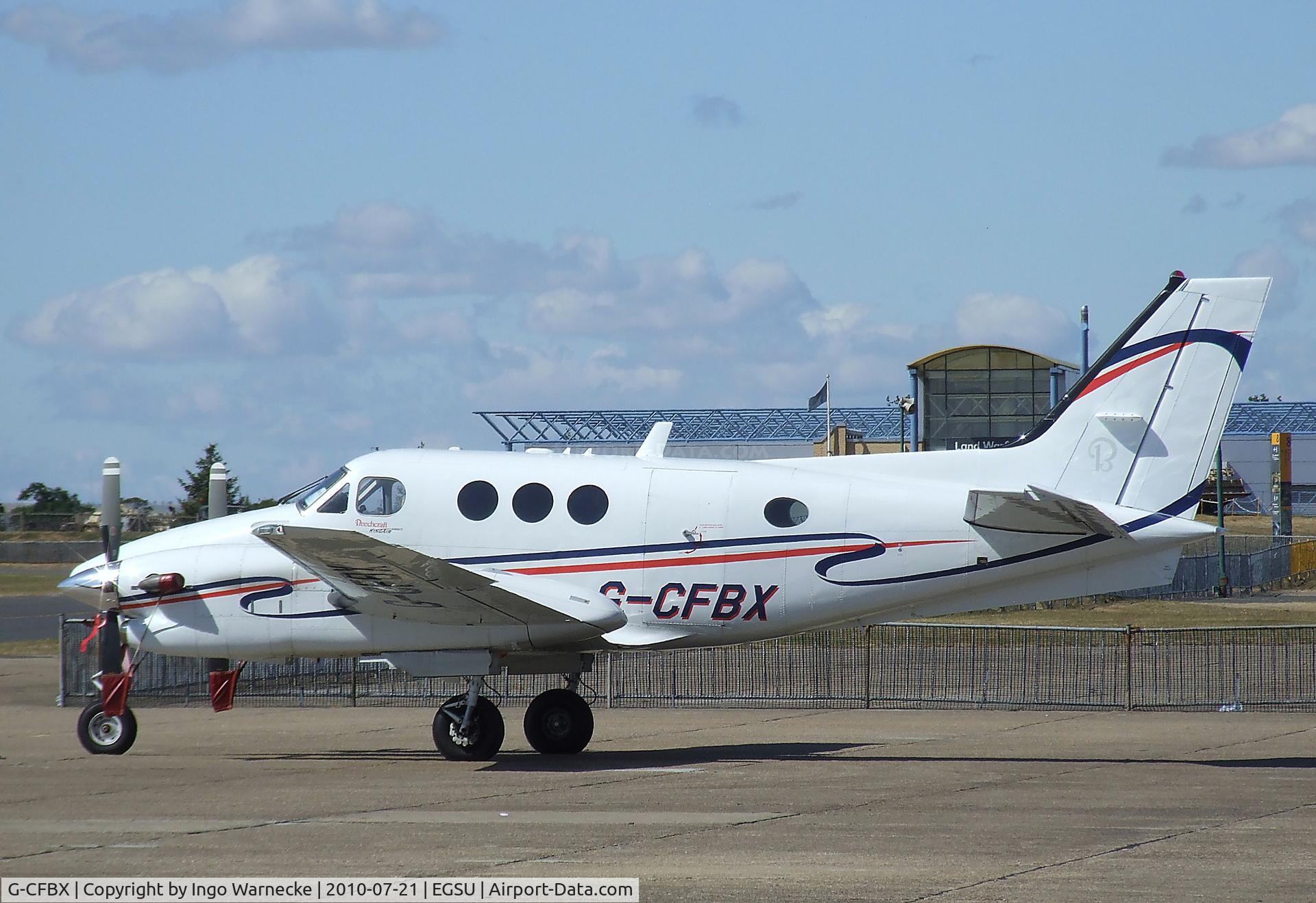 G-CFBX, 2008 Hawker Beechcraft C90GTI King Air King Air C/N LJ-1890, Beechcraft King Air C90GTI at Duxford airfield
