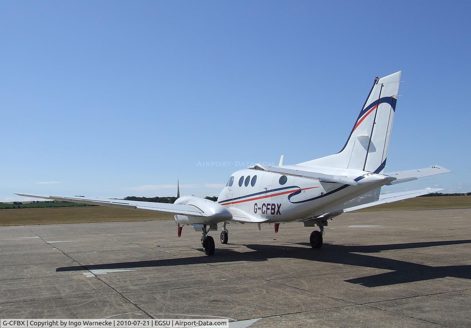 G-CFBX, 2008 Hawker Beechcraft C90GTI King Air King Air C/N LJ-1890, Beechcraft King Air C90GTI at Duxford airfield