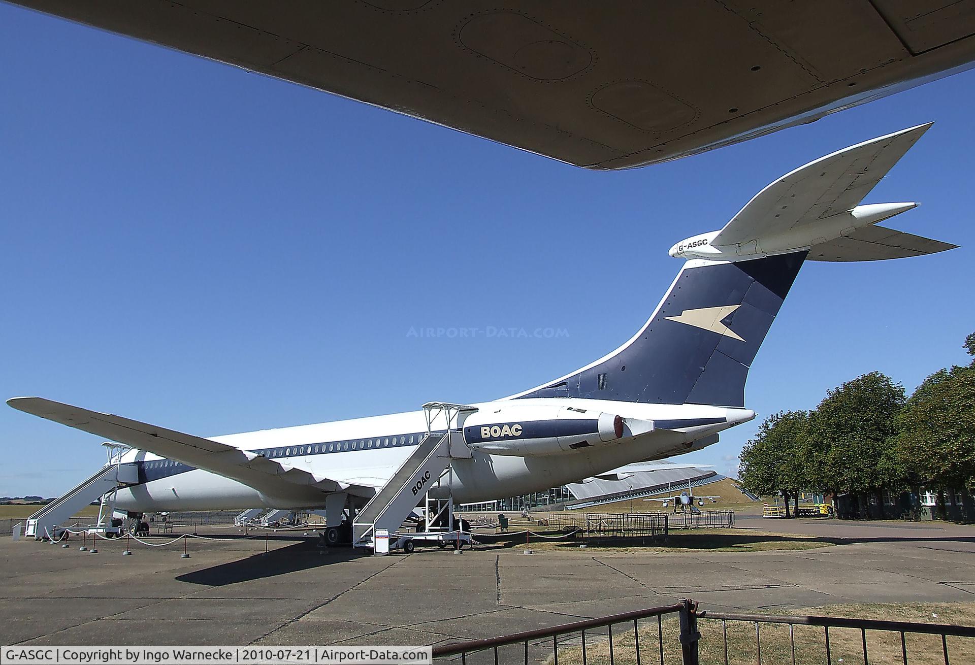 G-ASGC, 1965 BAC Super VC10 Srs 1151 C/N 853, Vickers VC-10 Srs.1151 (BAC Super VC10) at the Imperial War Museum, Duxford