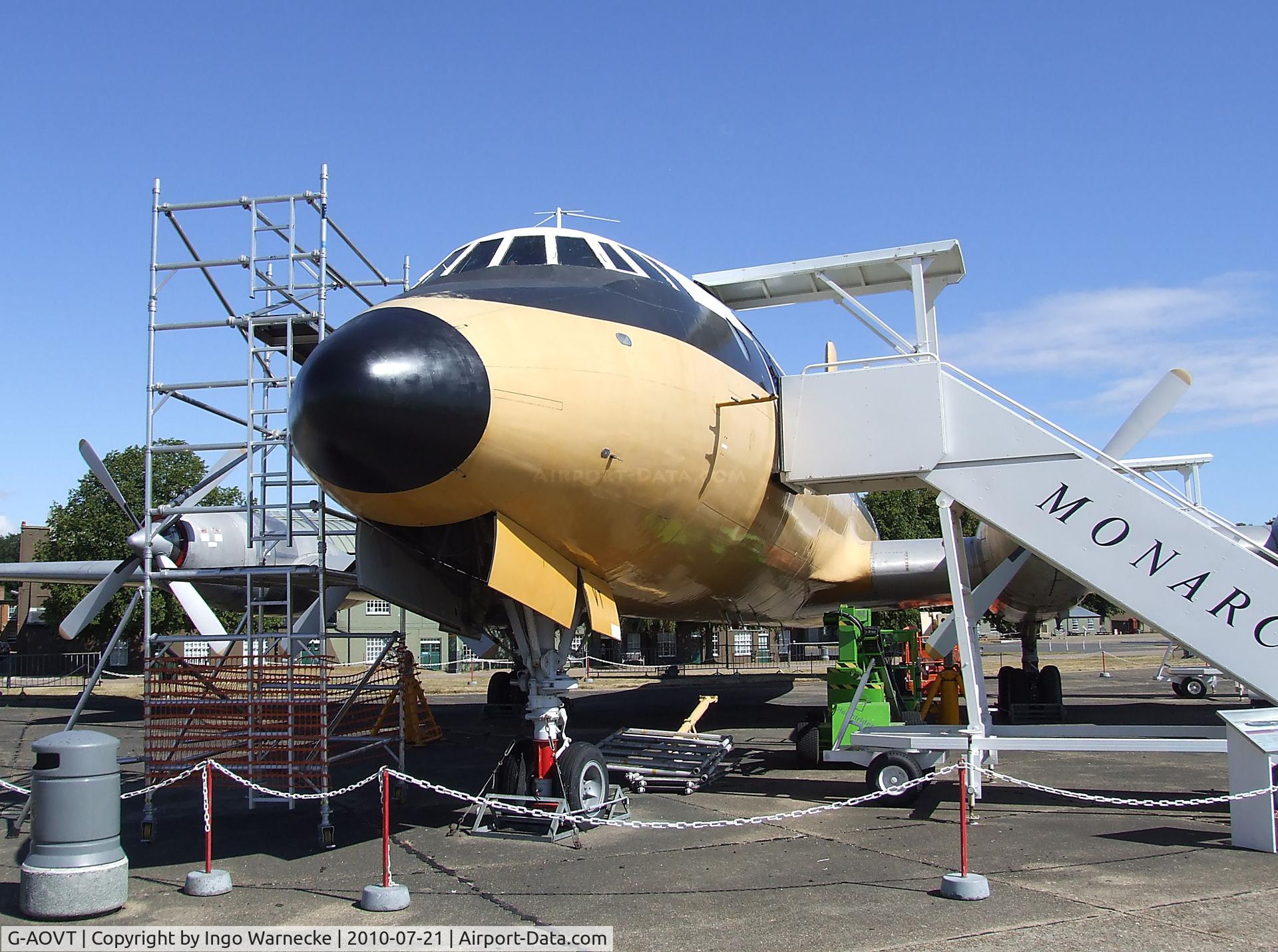 G-AOVT, 1958 Bristol 175 Britannia 312 C/N 13427, Bristol Britannia 312 at the Imperial War Museum, Duxford