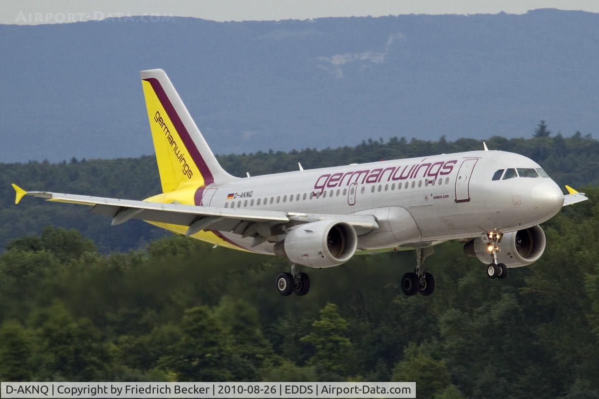 D-AKNQ, 2000 Airbus A319-112 C/N 1170, on final RW25