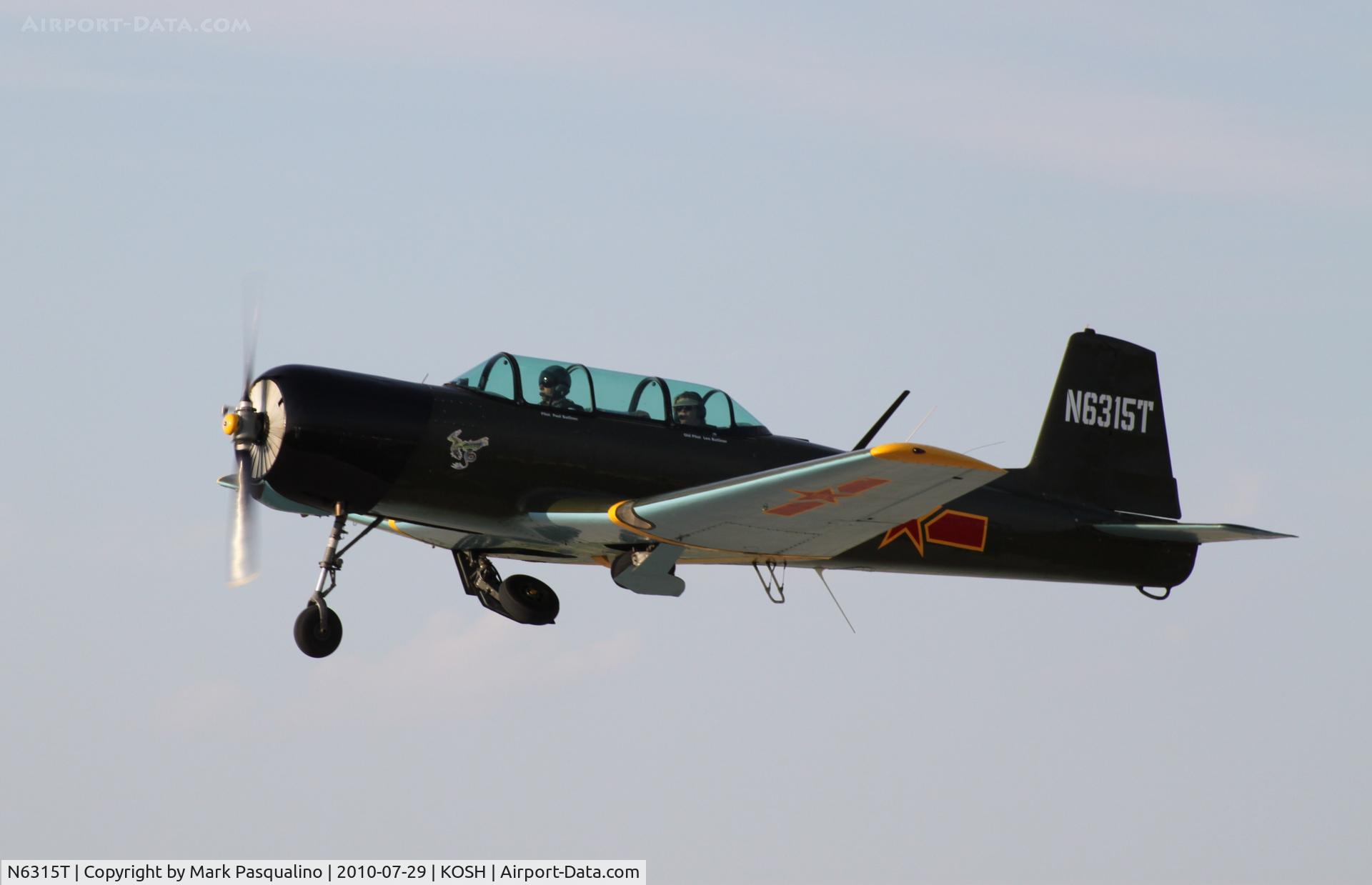 N6315T, 1968 Nanchang CJ-6A C/N 2332045, Nanchang CJ-6A