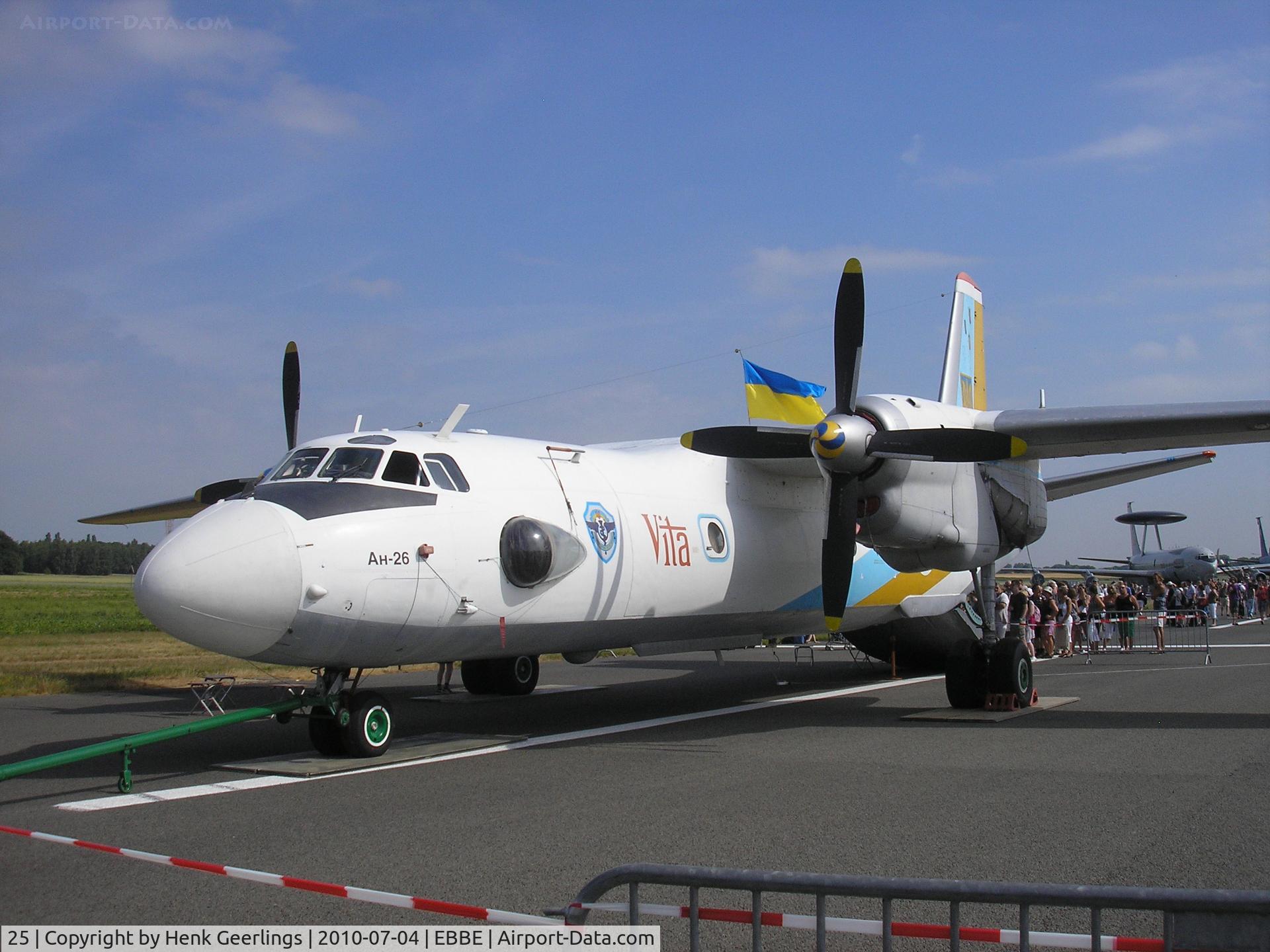 25, Antonov An-26 C/N 5406, Beauvechain Openday , Belgium