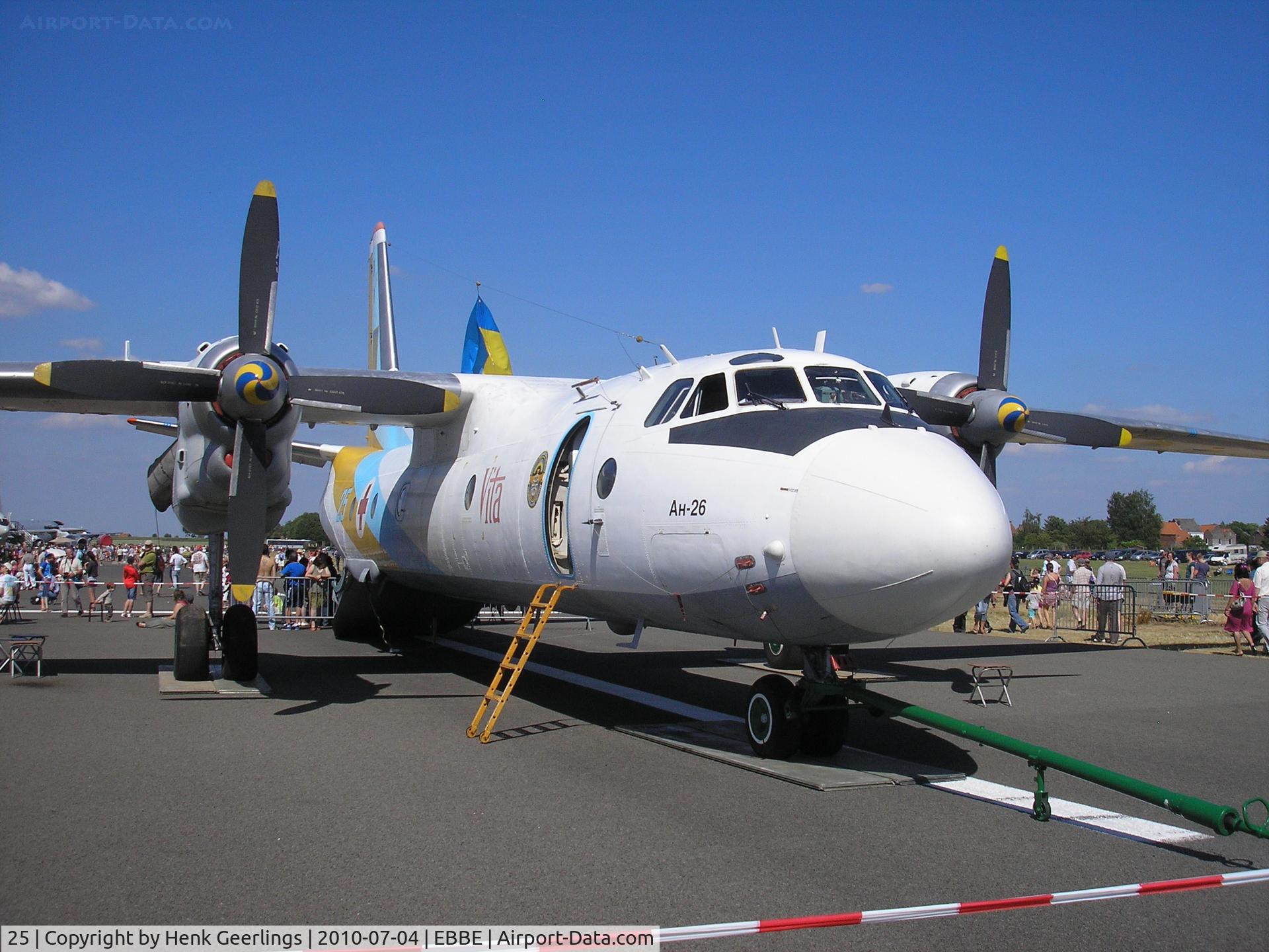 25, Antonov An-26 C/N 5406, Beauvechain Openday , Belgium