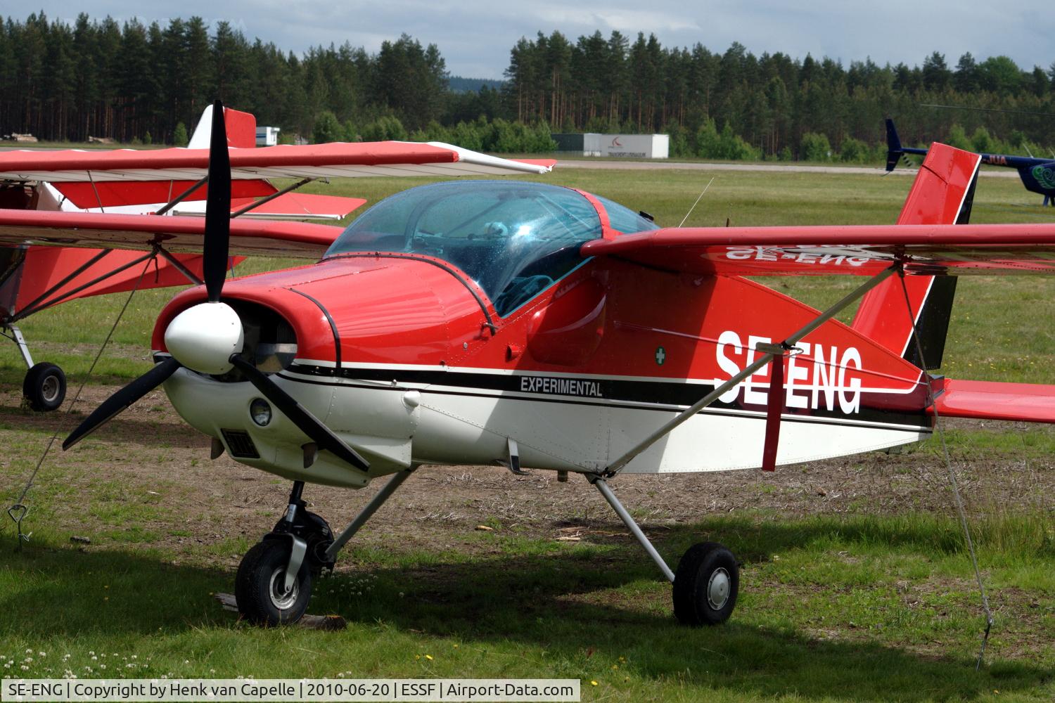 SE-ENG, 1967 Malmo MFI-9B Trainer C/N 054, Malmö MFI-9B parked at Hultsfred in Sweden.