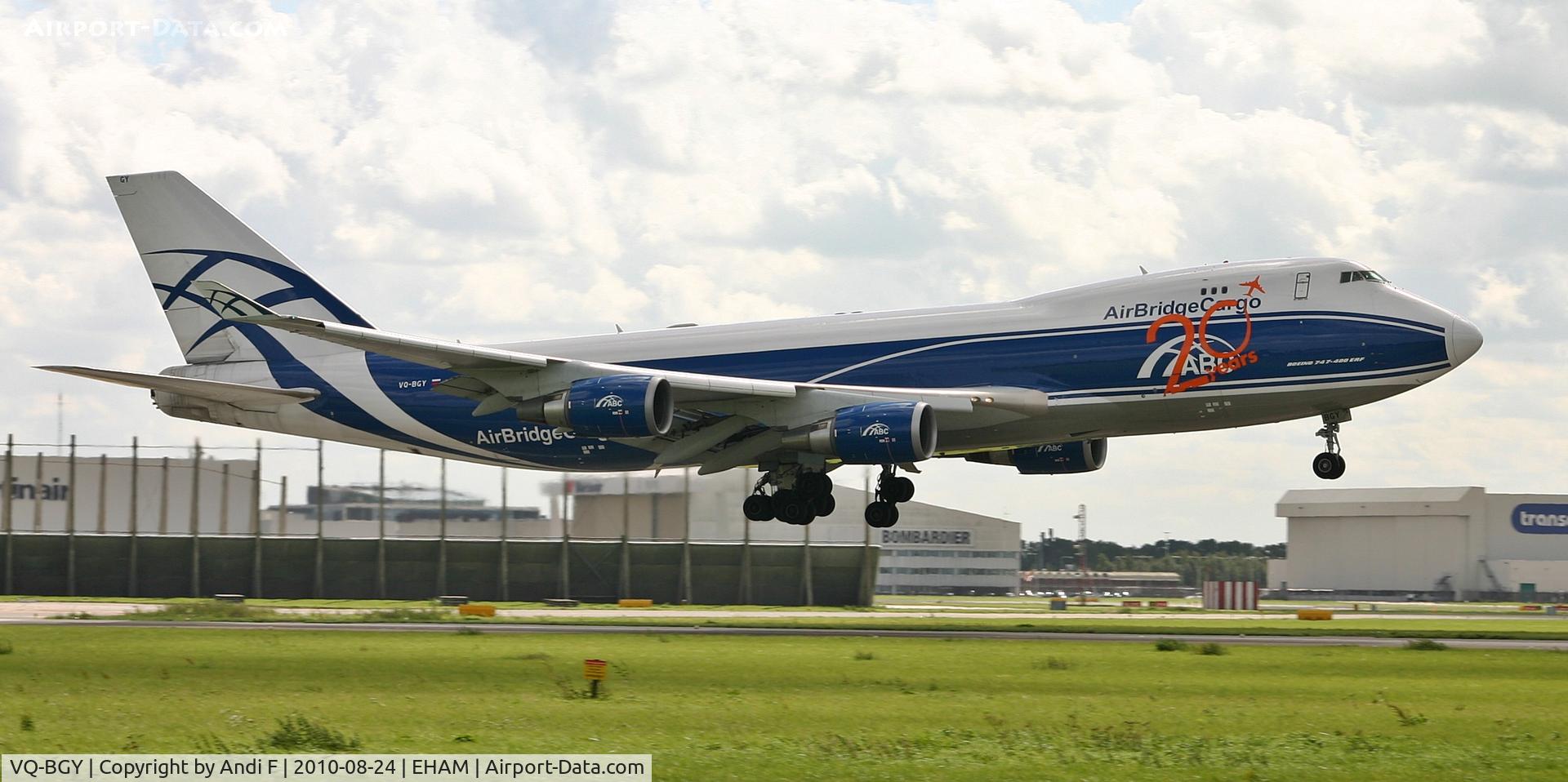 VQ-BGY, 2005 Boeing 747-428ERF C/N 33097, Boeing 747-428(ER/F)