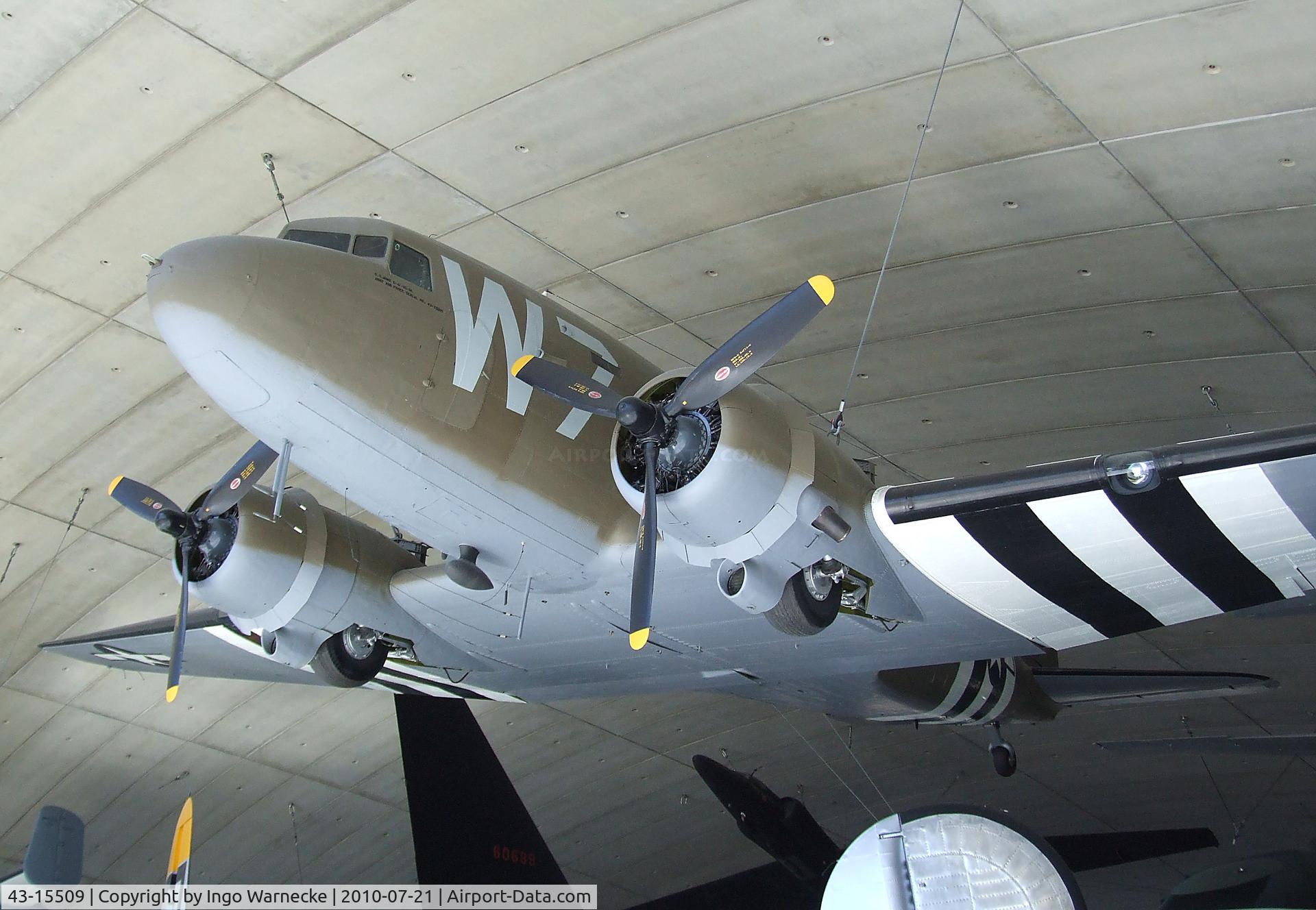 43-15509, 1943 Douglas C-47A Skytrain C/N 19975, Douglas C-47A Skytrain at the American Air Museum in Britain, Duxford