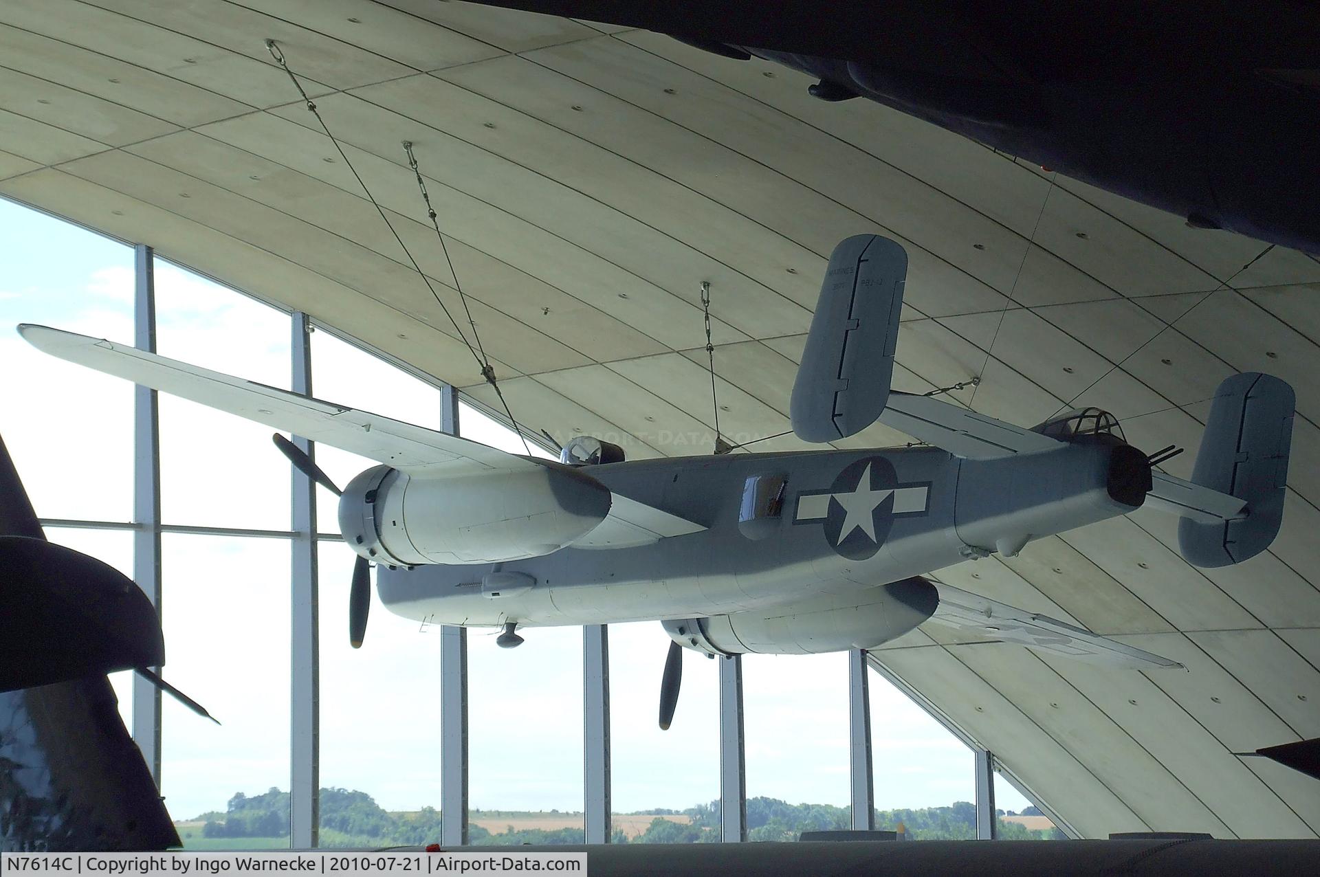 N7614C, 1944 North American B-25J Mitchell C/N 108-37246, North American B-25J Mitchell at the American Air Museum in Britain, Duxford