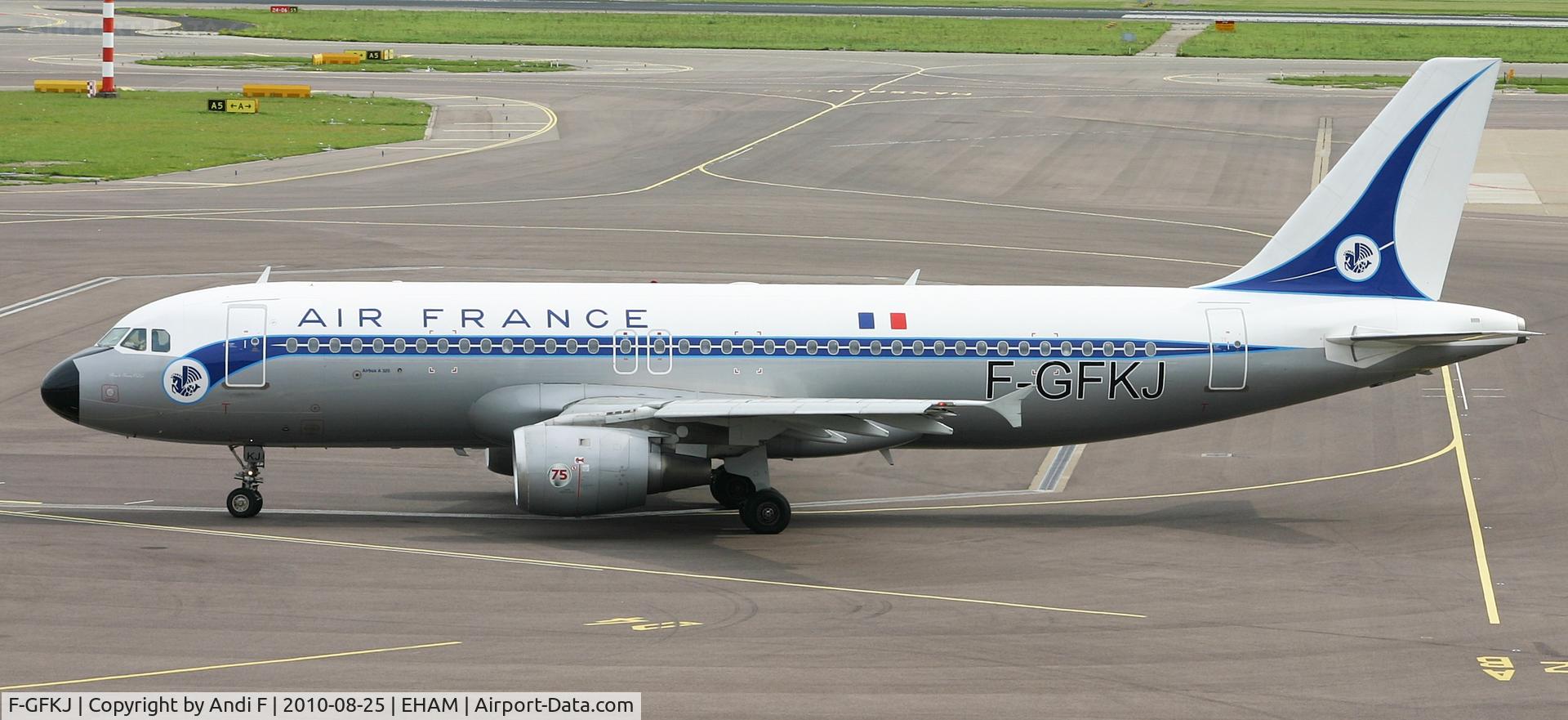 F-GFKJ, 1989 Airbus A320-211 C/N 0063, Air France Retro