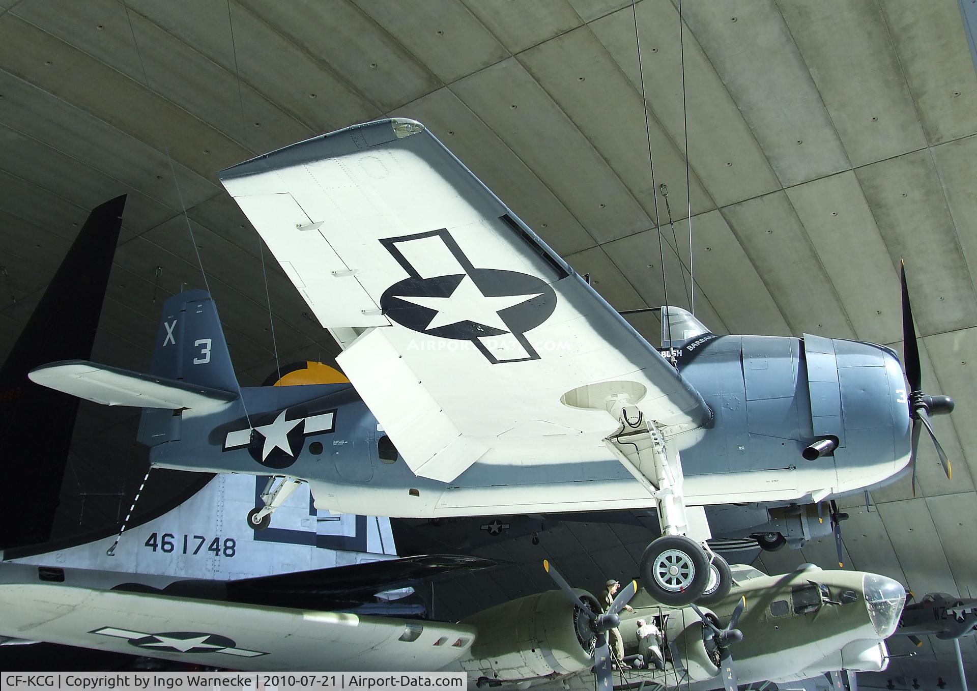 CF-KCG, Grumman TBM-3E Avenger C/N 2066, Grumman (General Motors) TBM-3E Avenger at the American Air Museum in Britain, Duxford