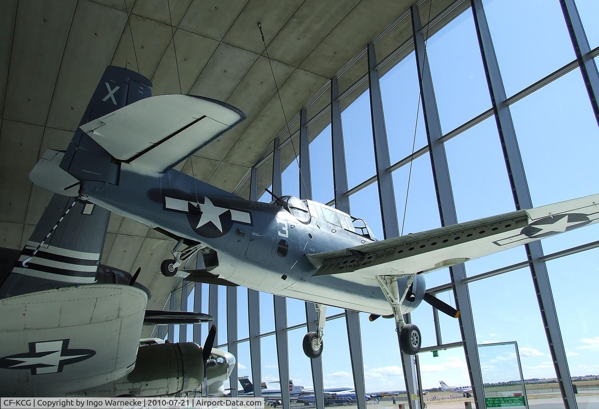 CF-KCG, Grumman TBM-3E Avenger C/N 2066, Grumman (General Motors) TBM-3E Avenger at the American Air Museum in Britain, Duxford